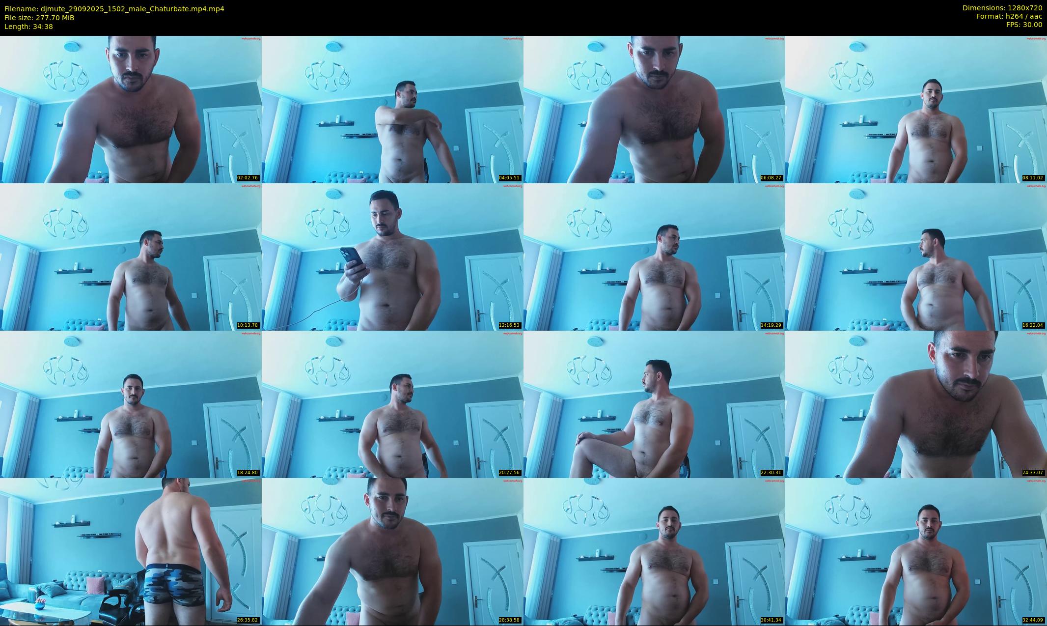djmute — 35 minute Chaturbate male cam show recording, 720p, Sep 29, 2025