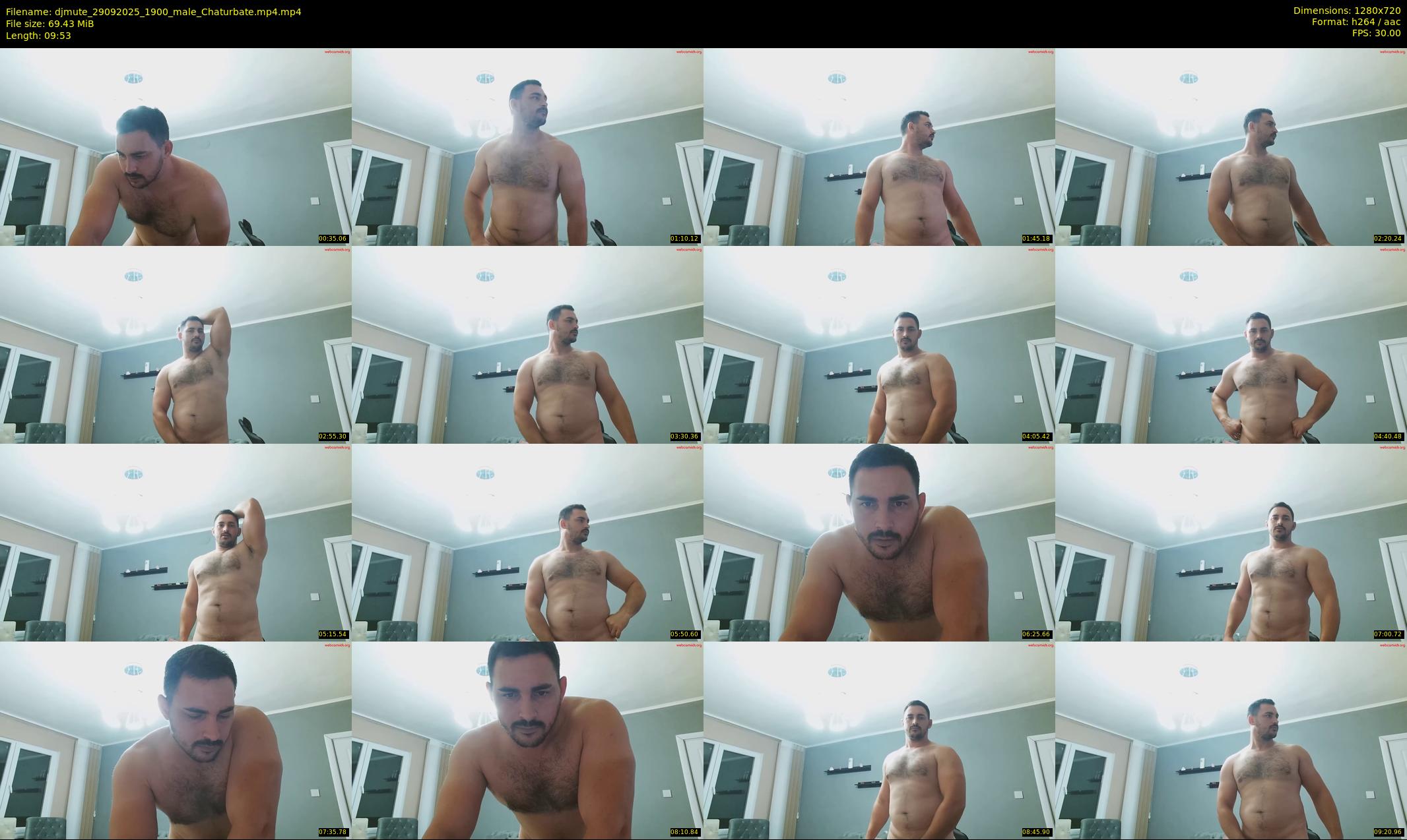 djmute — 10 minute Chaturbate male cam show recording, 720p, Sep 29, 2025