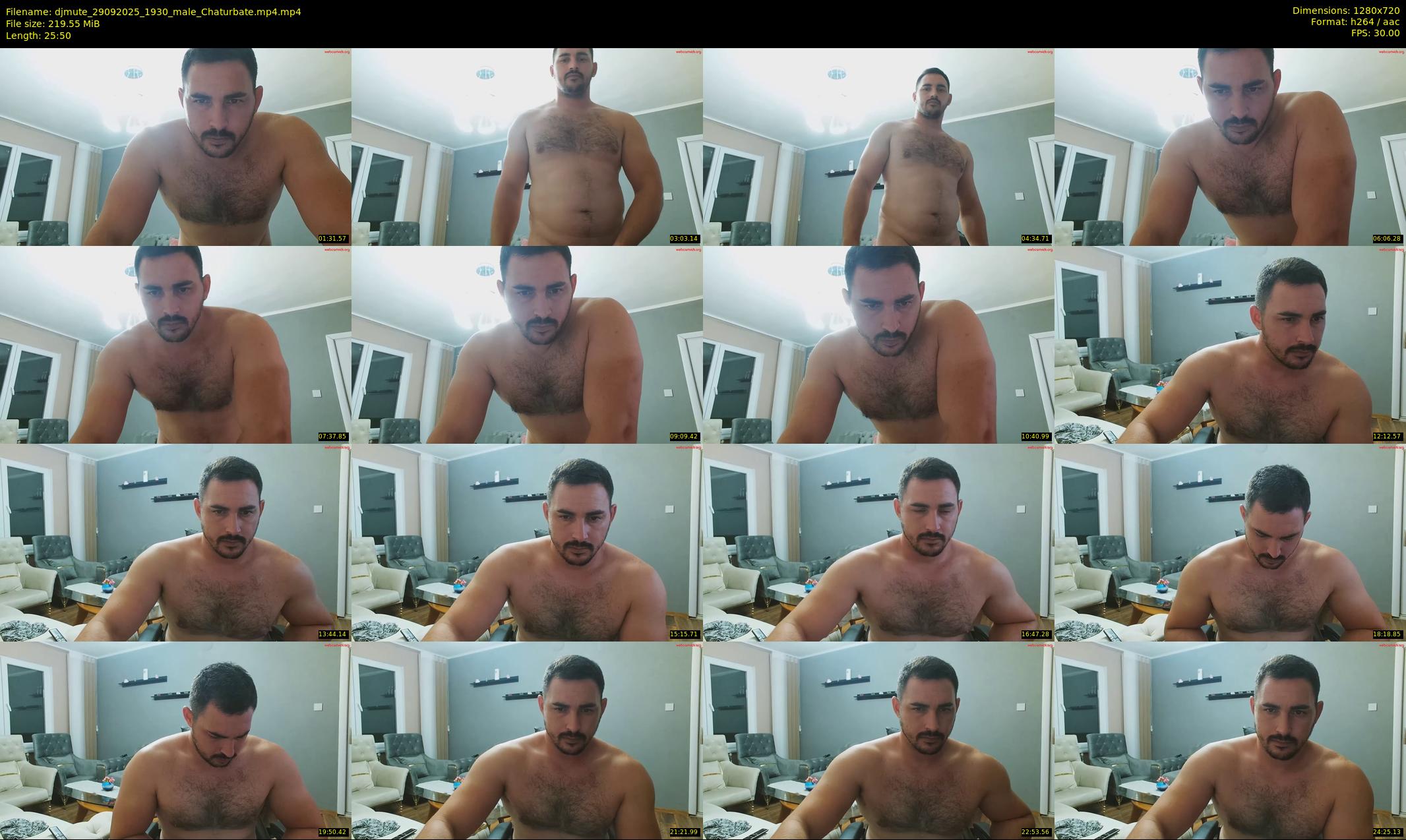 djmute — 26 minute Chaturbate male cam show recording, 720p, Sep 29, 2025
