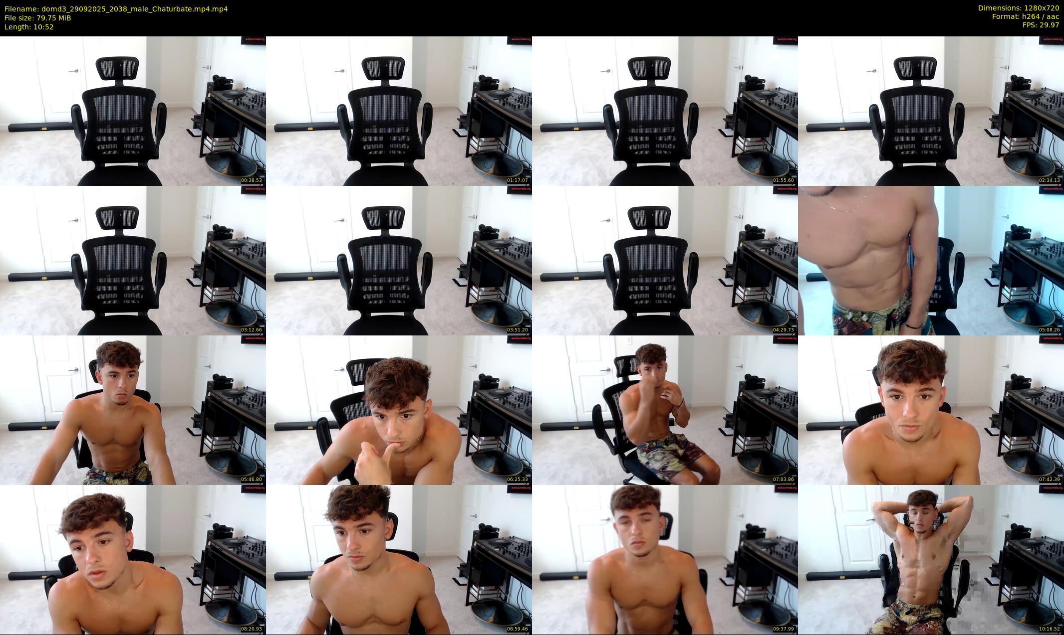 domd3 — 11 minute Chaturbate male cam show recording, 720p, Sep 29, 2025