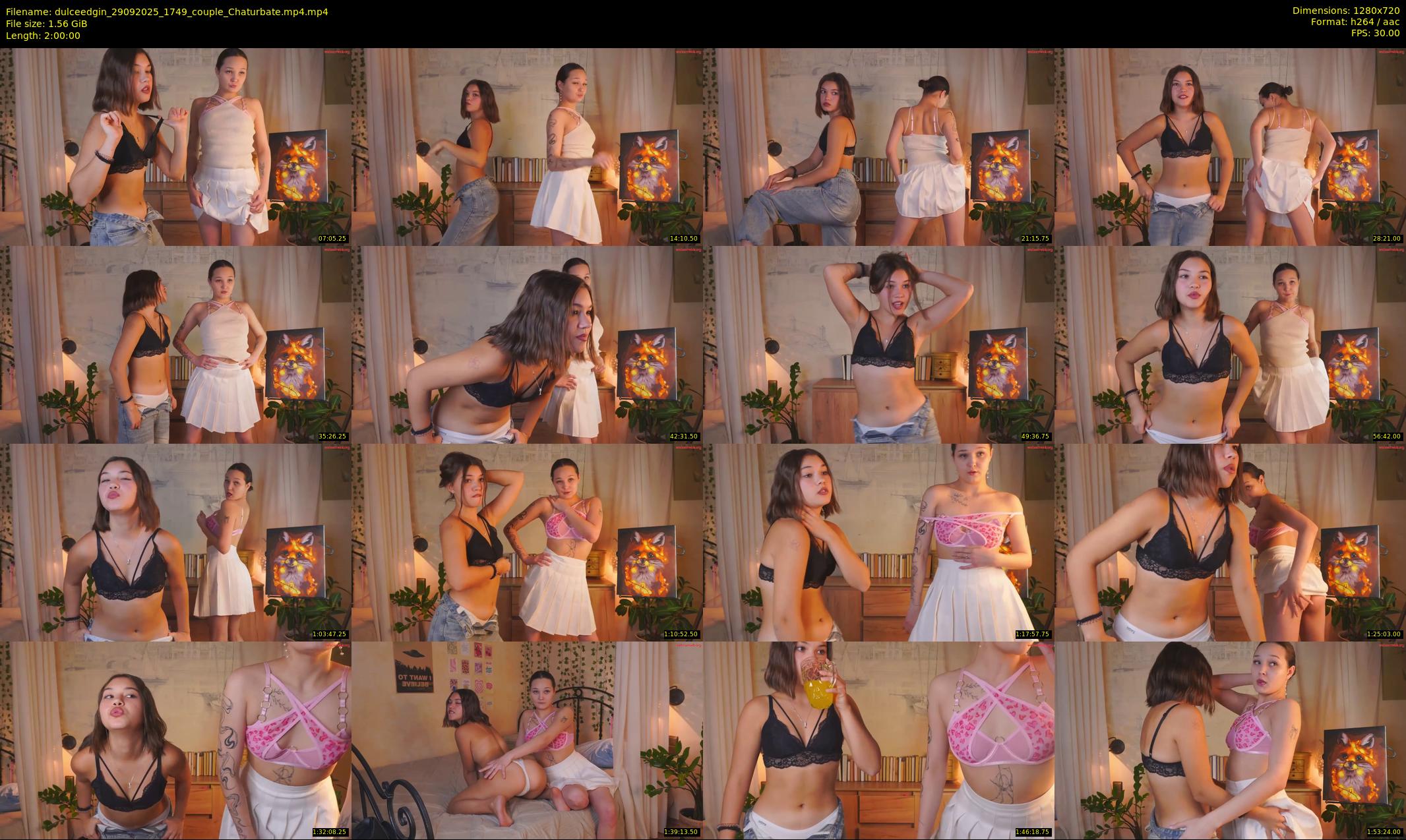 dulceedgin — 120 minute Chaturbate female cam show recording, 720p, Sep 29, 2025