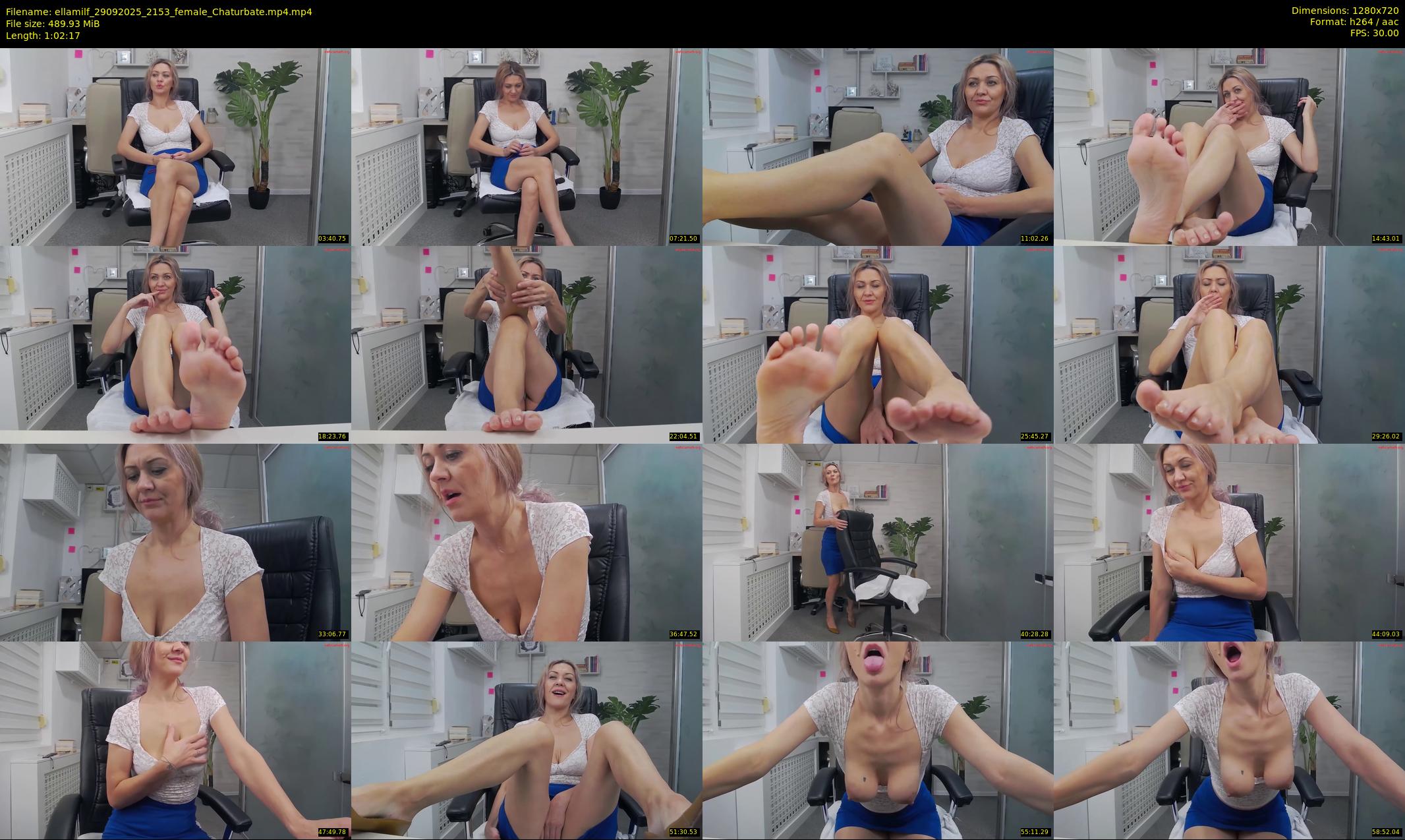 ellamilf — 63 minute Chaturbate female cam show recording, 720p, Sep 29, 2025