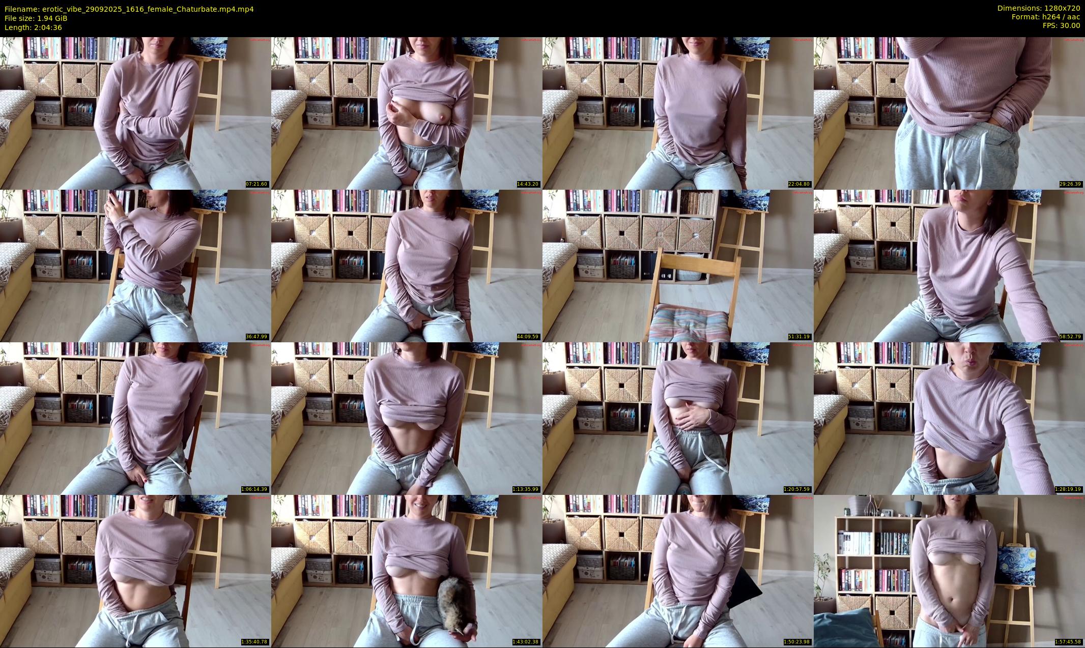 erotic_vibe — 125 minute Chaturbate female cam show recording, 720p, Sep 29, 2025