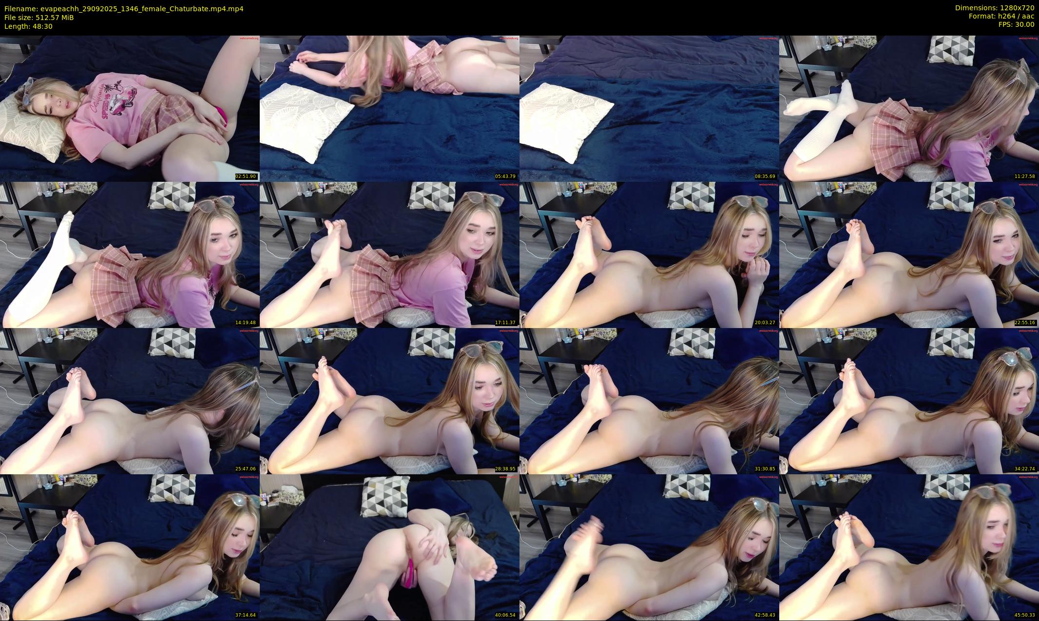 evapeachh — 49 minute Chaturbate female cam show recording, 720p, Sep 29, 2025