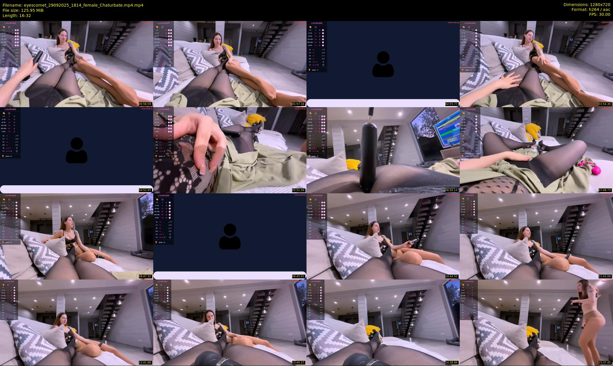 eyescomet — 17 minute Chaturbate female cam show recording, 720p, Sep 29, 2025