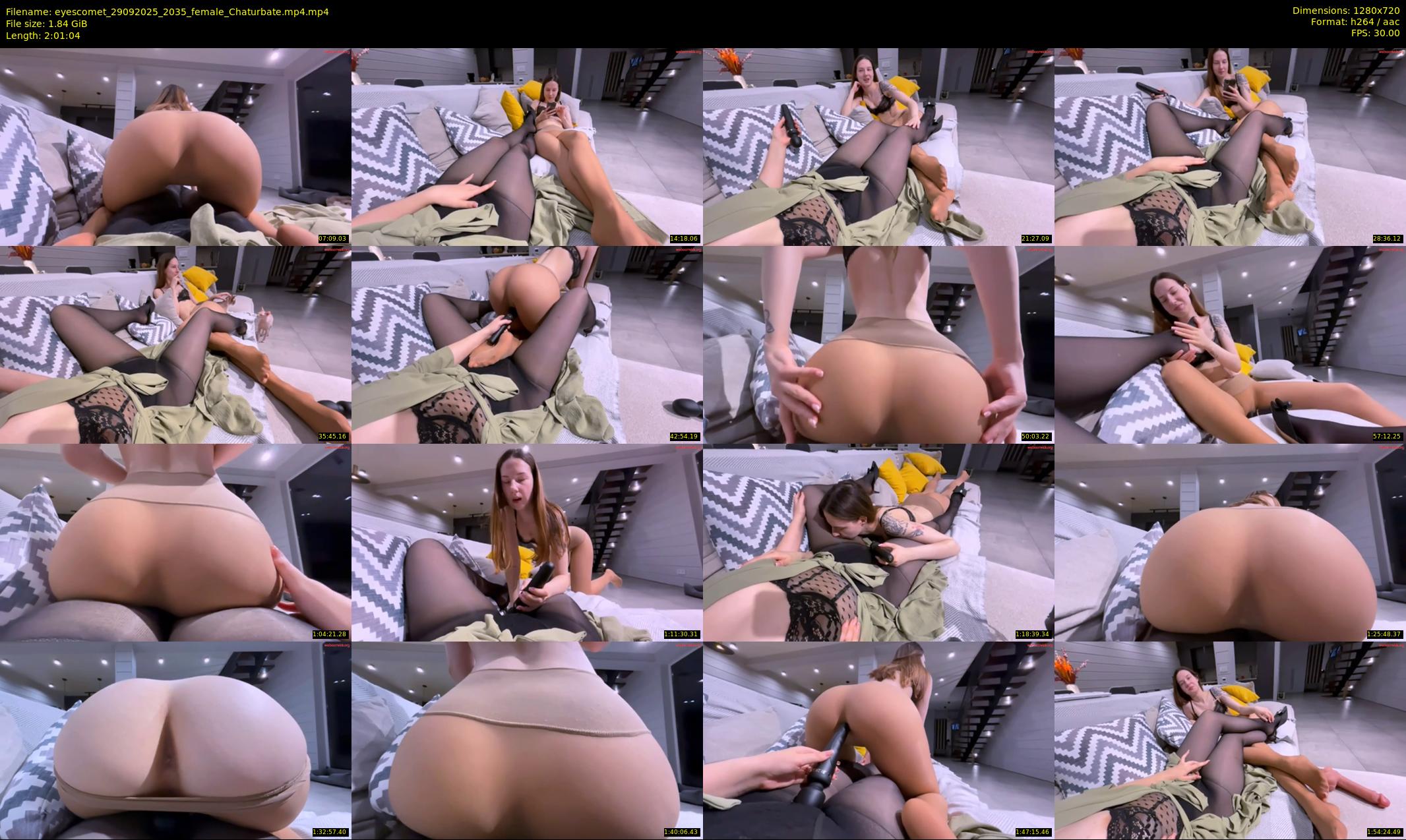 eyescomet — 122 minute Chaturbate female cam show recording, 720p, Sep 29, 2025