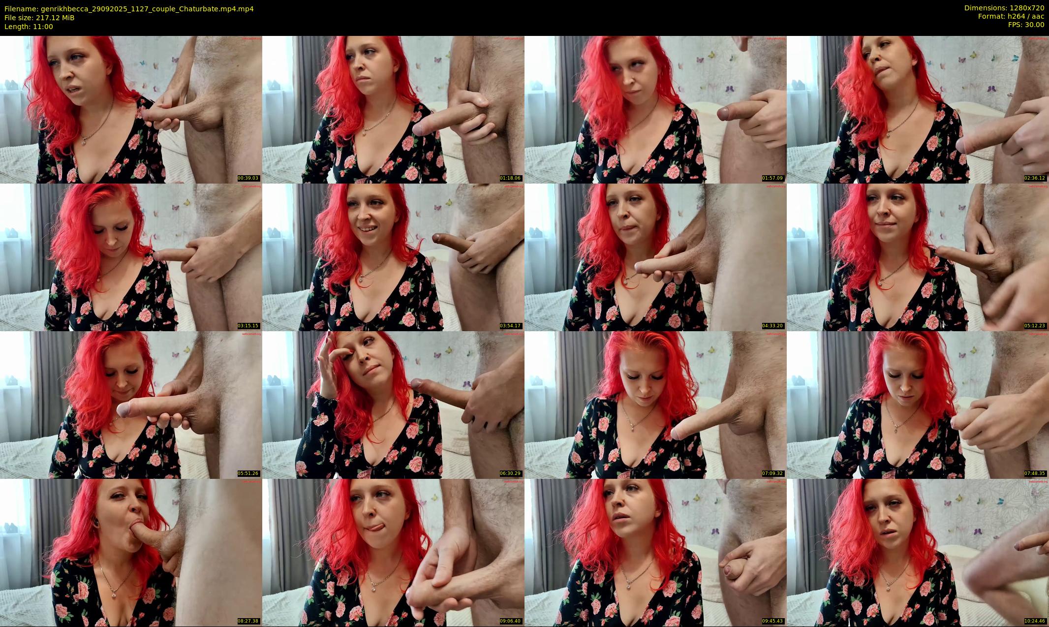 genrikhbecca — 11 minute Chaturbate couple cam show recording, 720p, Sep 29, 2025