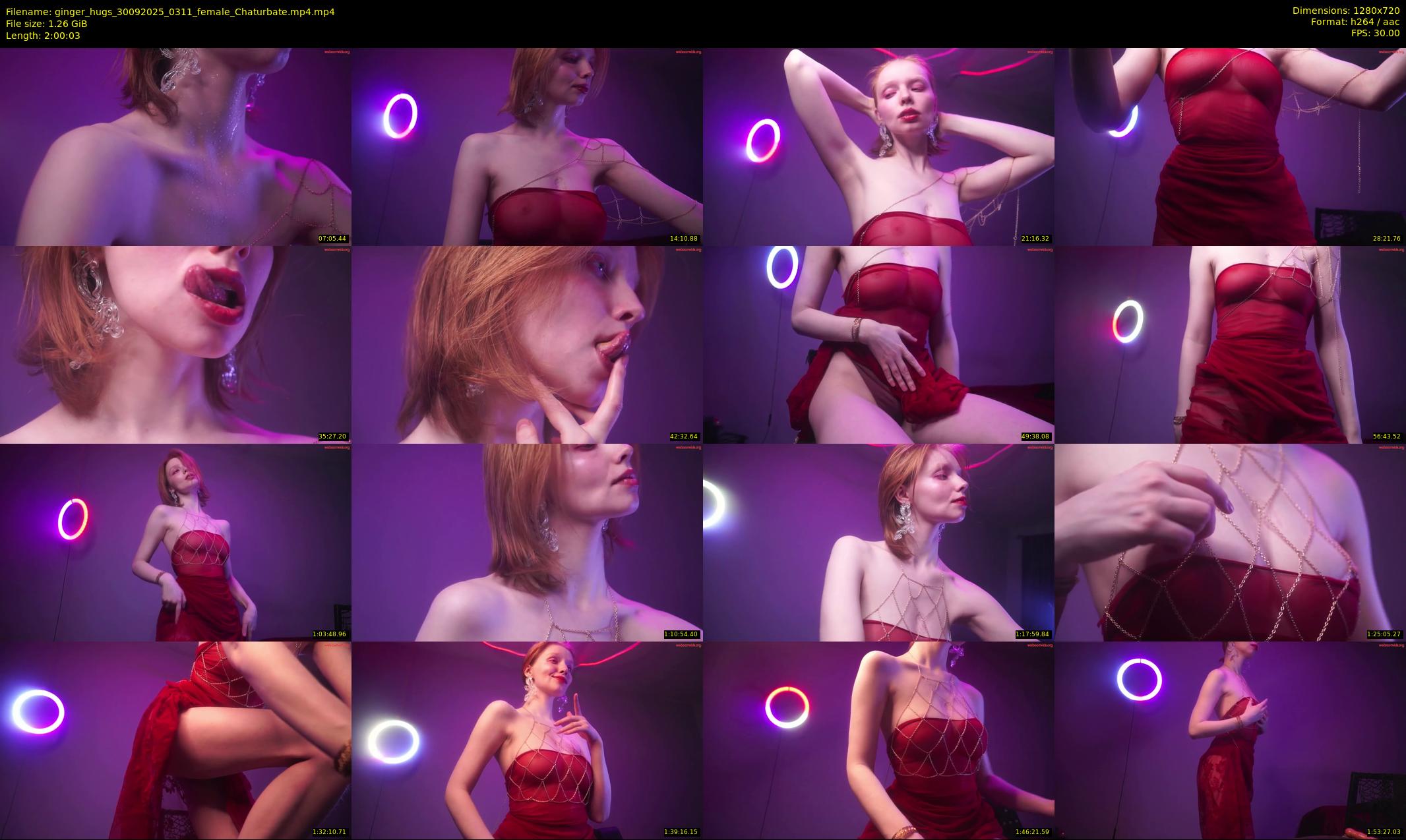 ginger_hugs — 121 minute Chaturbate female cam show recording, 720p, Sep 30, 2025