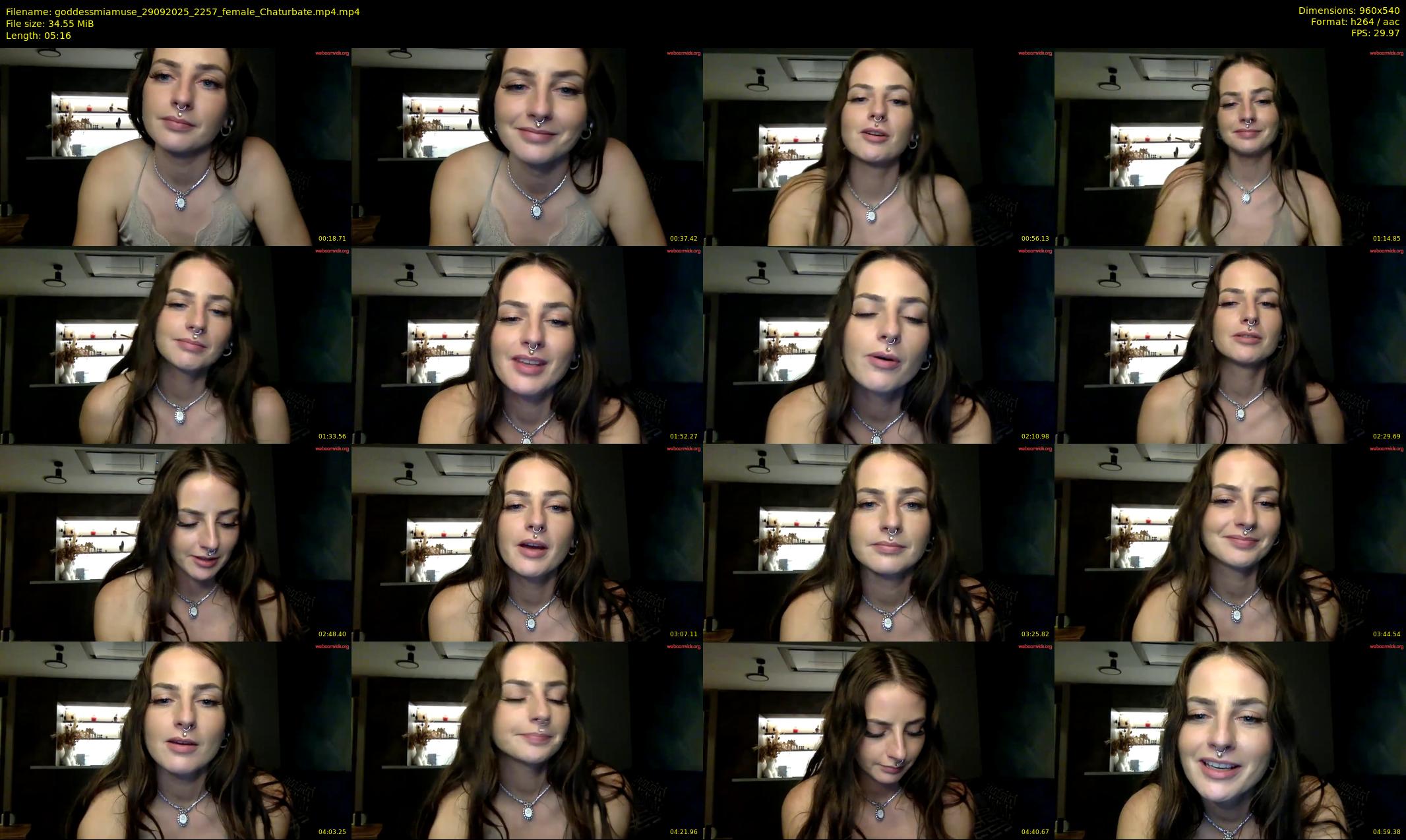 goddessmiamuse — 6 minute Chaturbate female cam show recording, 480p, Sep 29, 2025