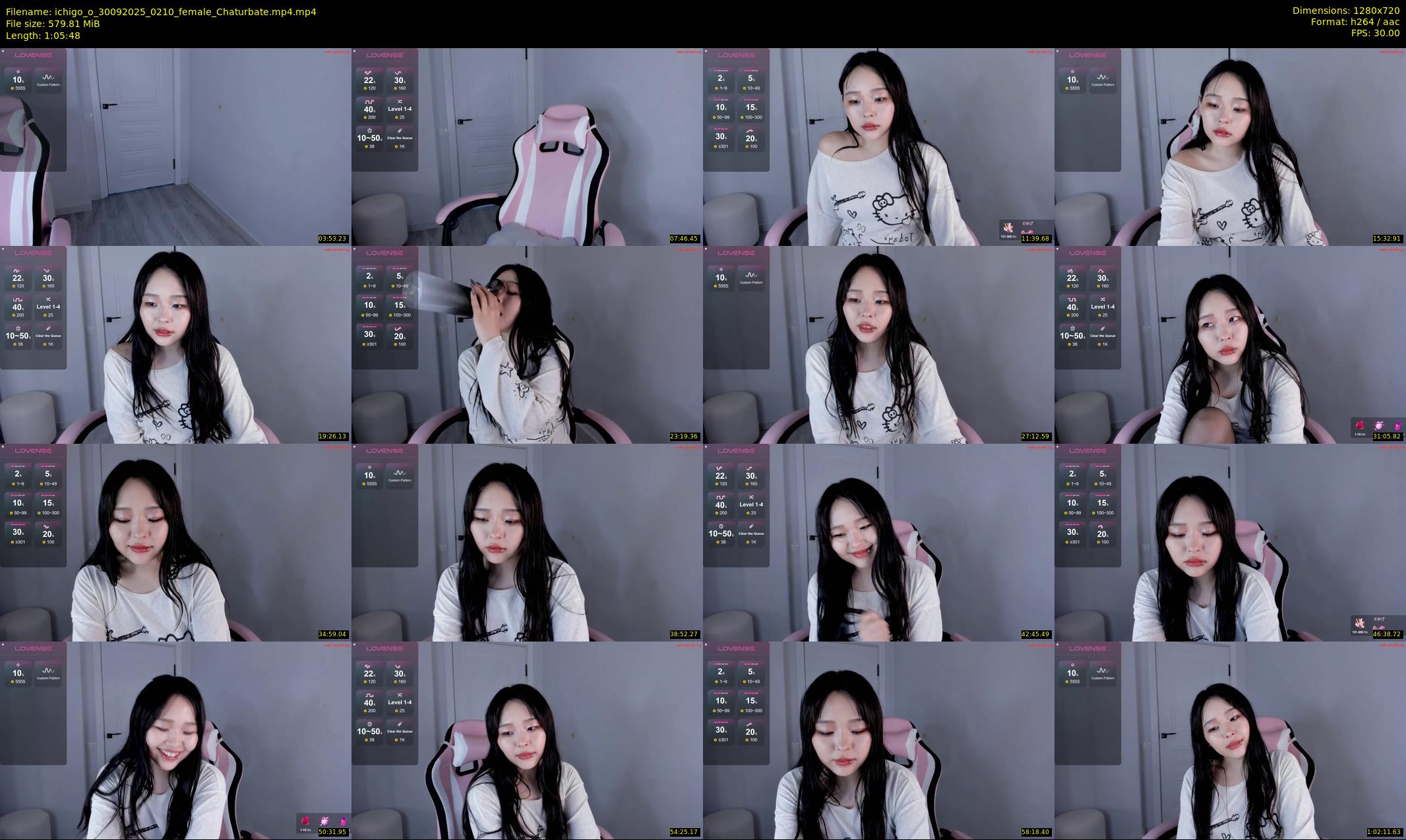 ichigo_o — 66 minute Chaturbate female cam show recording, 720p, Sep 30, 2025