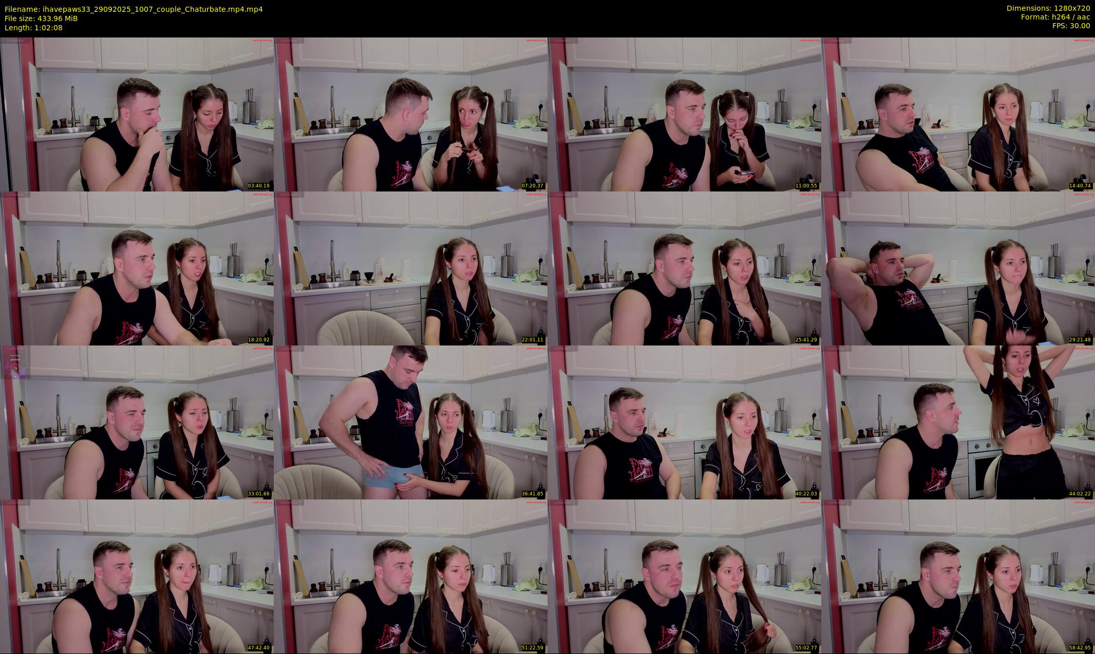 ihavepaws33 — 63 minute Chaturbate couple cam show recording, 720p, Sep 29, 2025