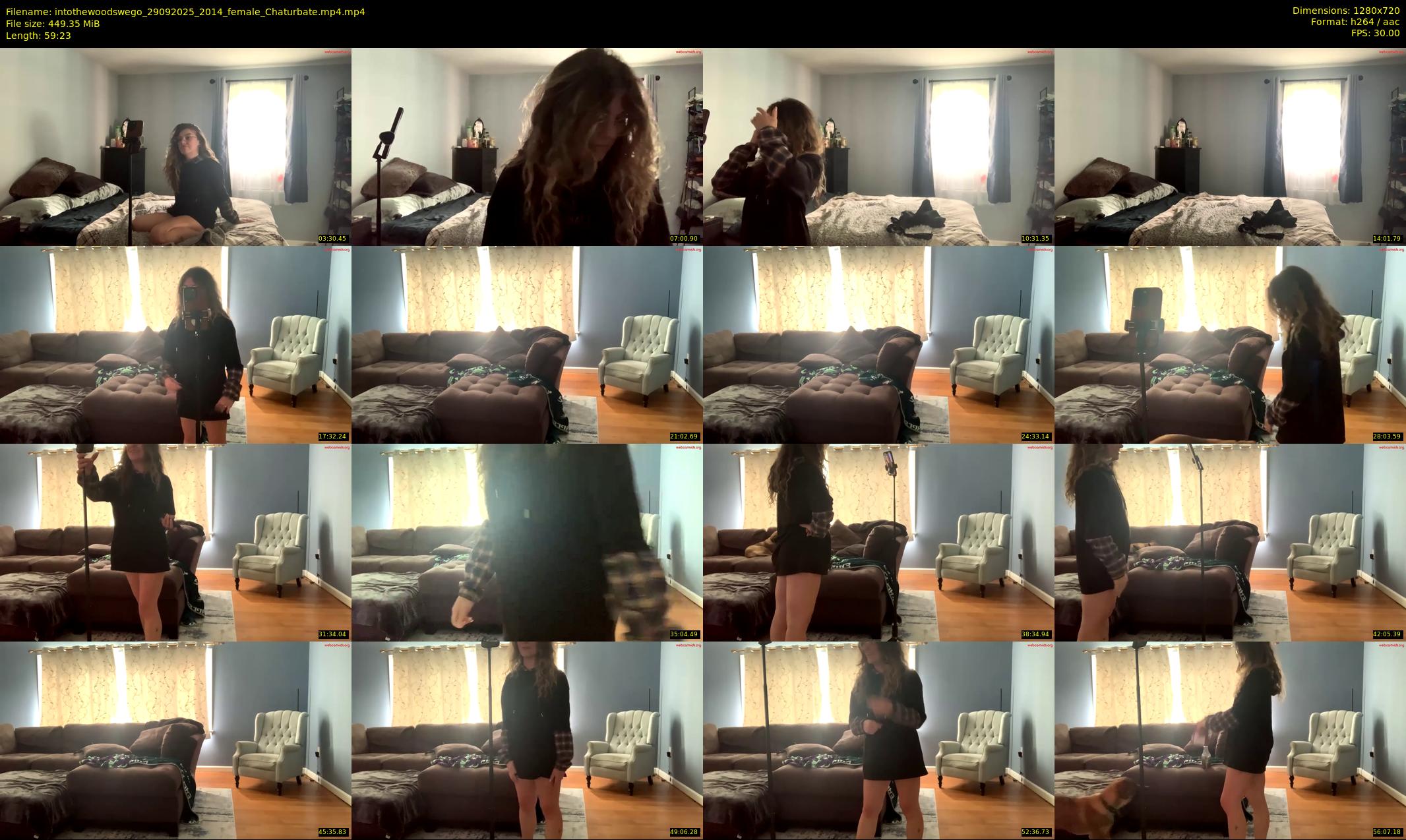 intothewoodswego — 60 minute Chaturbate female cam show recording, 720p, Sep 29, 2025