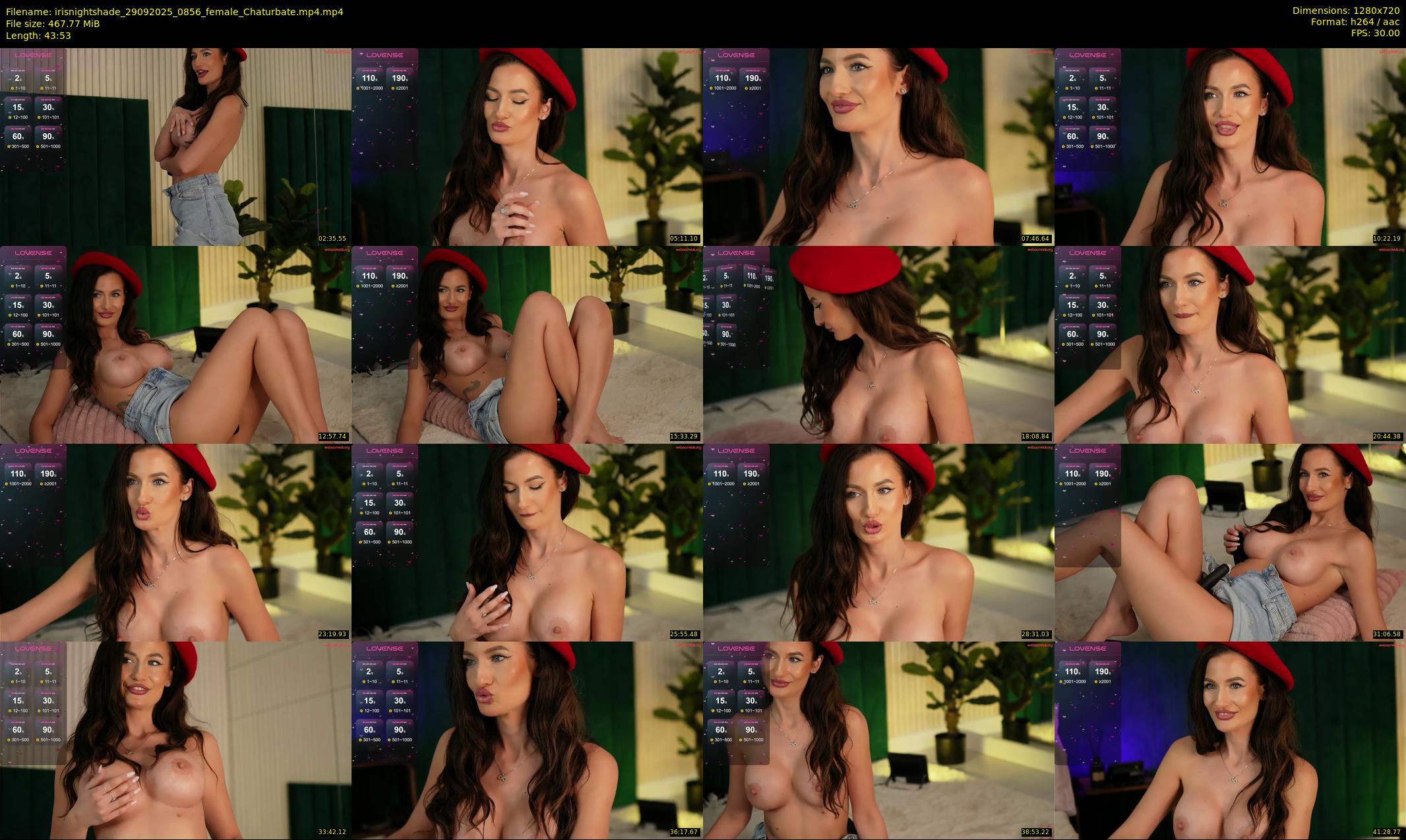 irisnightshade — 44 minute Chaturbate female cam show recording, 720p, Sep 29, 2025