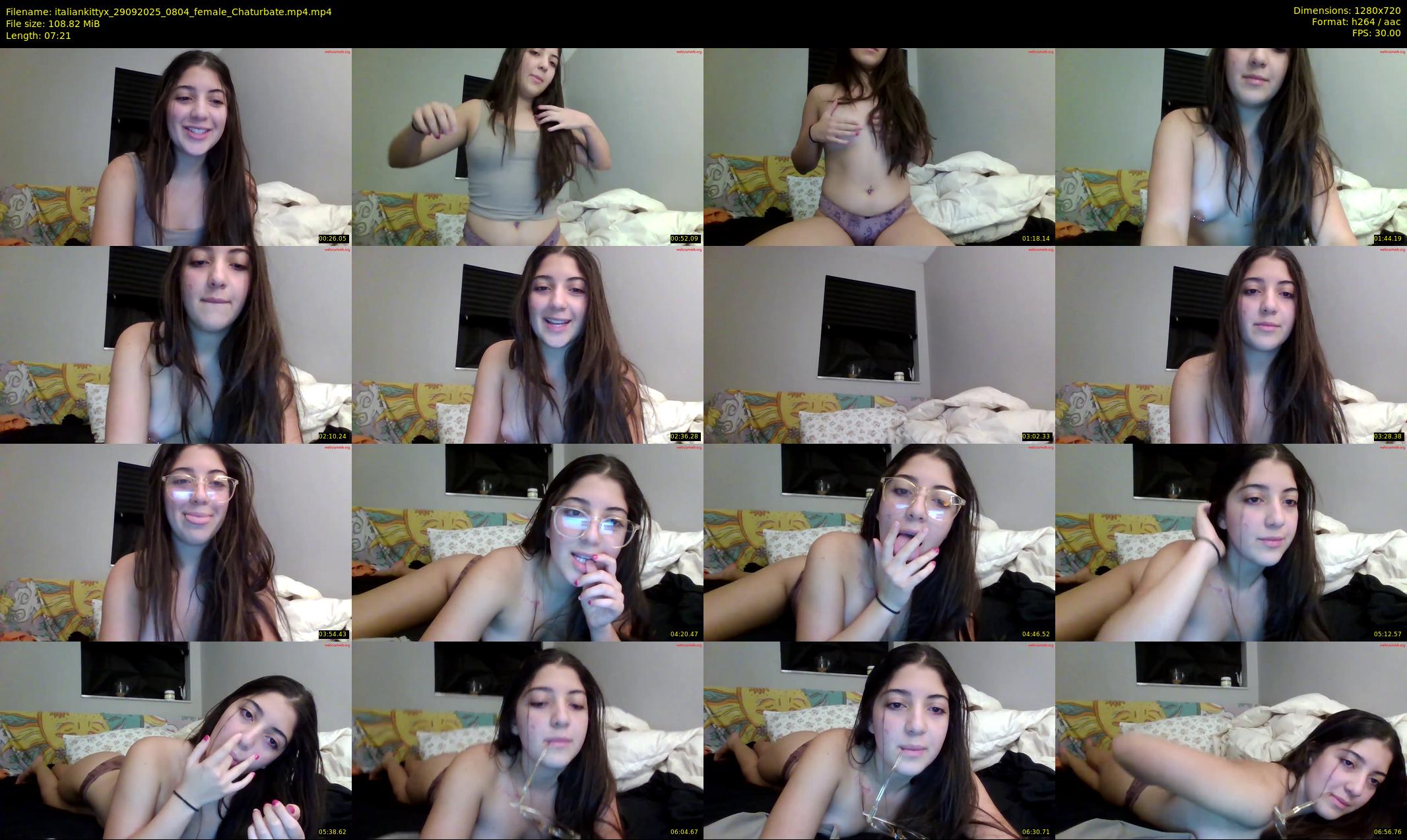 italiankittyx — 8 minute Chaturbate female cam show recording, 720p, Sep 29, 2025
