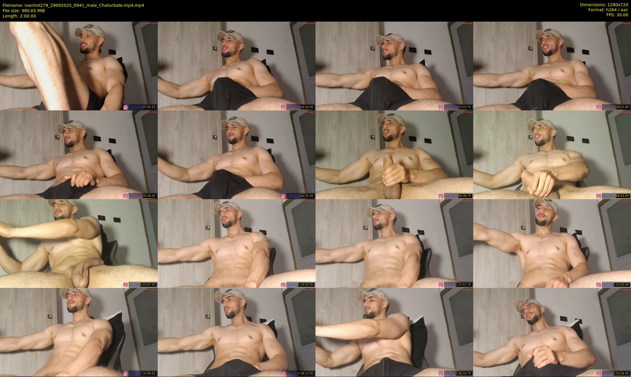 ivanhot279 — 120 minute Chaturbate male cam show recording, 720p, Sep 29, 2025