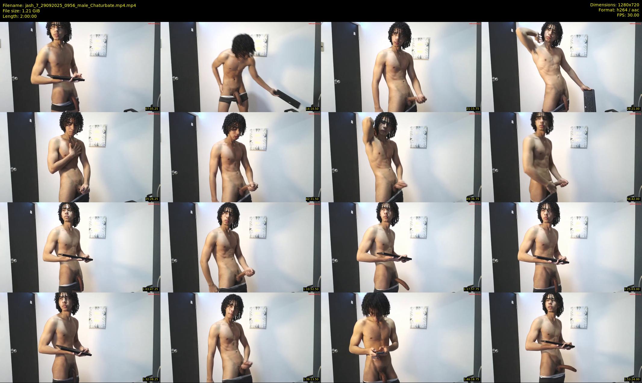 jash_7 — 120 minute Chaturbate male cam show recording, 720p, Sep 29, 2025