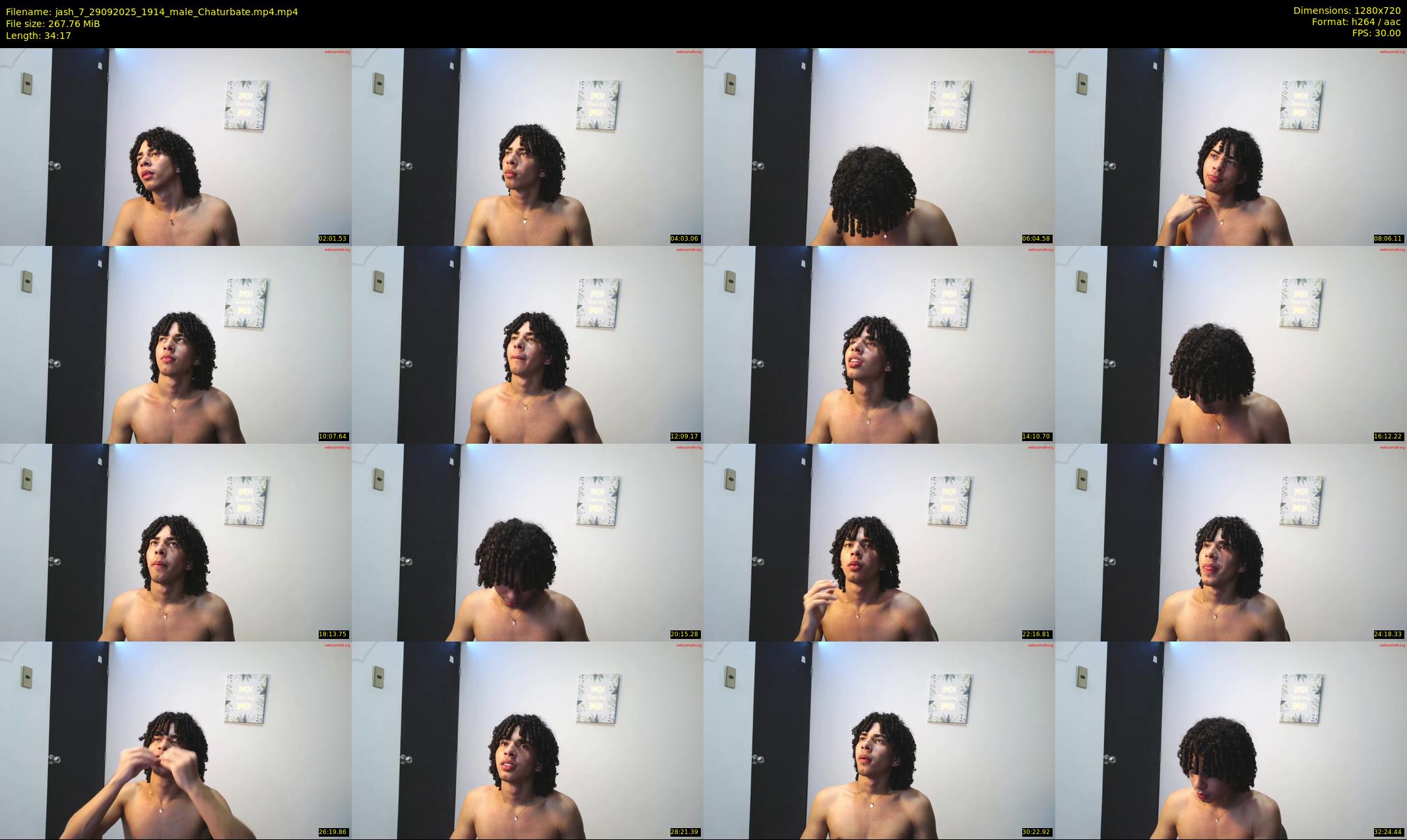 jash_7 — 35 minute Chaturbate male cam show recording, 720p, Sep 29, 2025