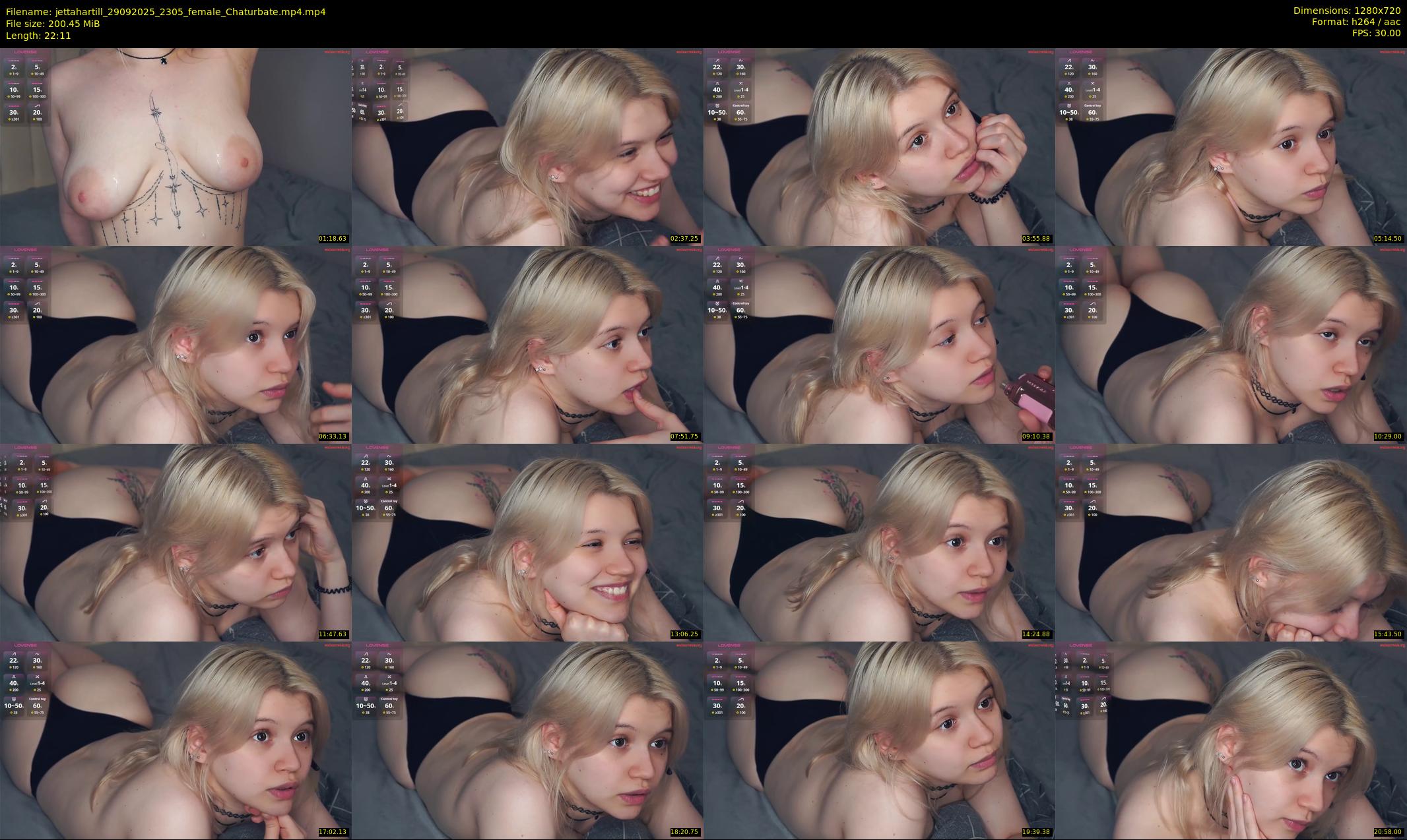 jettahartill — 23 minute Chaturbate female cam show recording, 720p, Sep 29, 2025