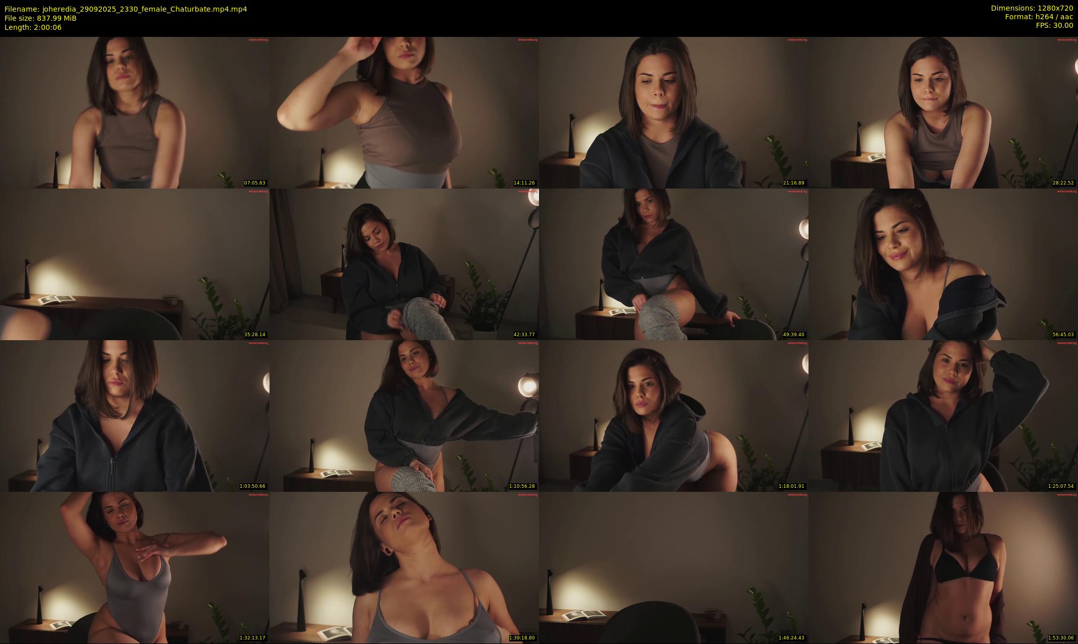 joheredia — 121 minute Chaturbate female cam show recording, 720p, Sep 29, 2025