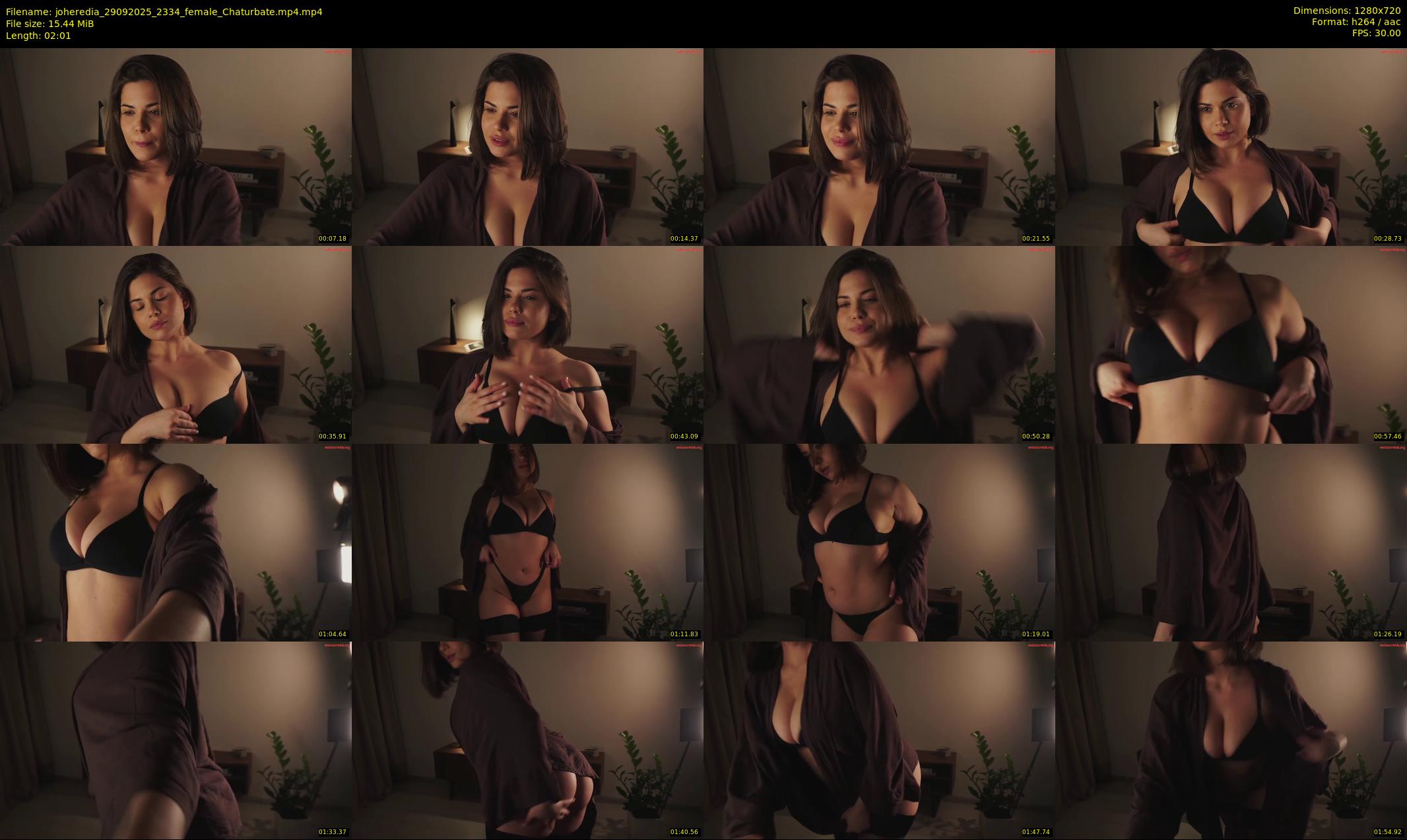 joheredia — 3 minute Chaturbate female cam show recording, 720p, Sep 29, 2025