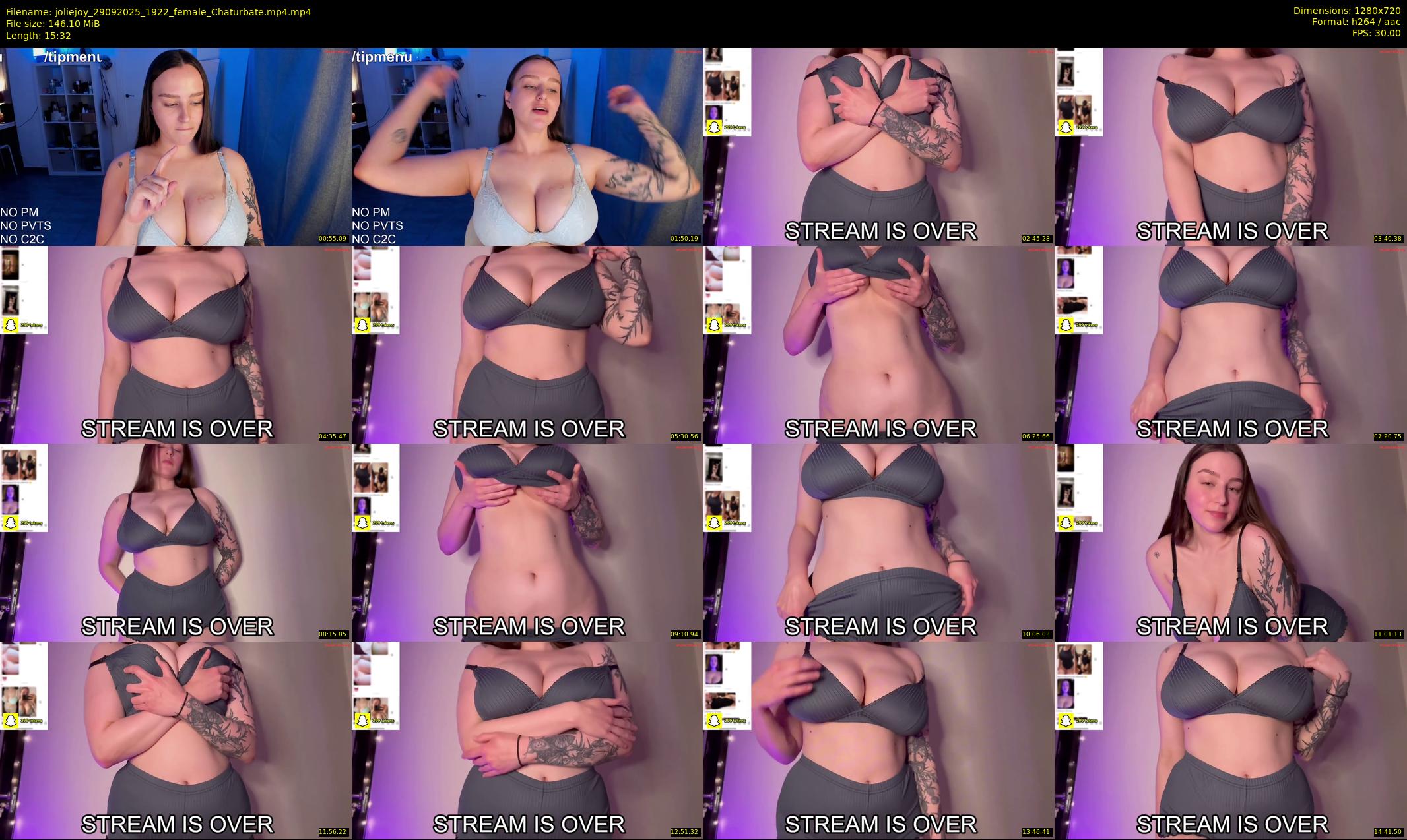 joliejoy — 16 minute Chaturbate female cam show recording, 720p, Sep 29, 2025
