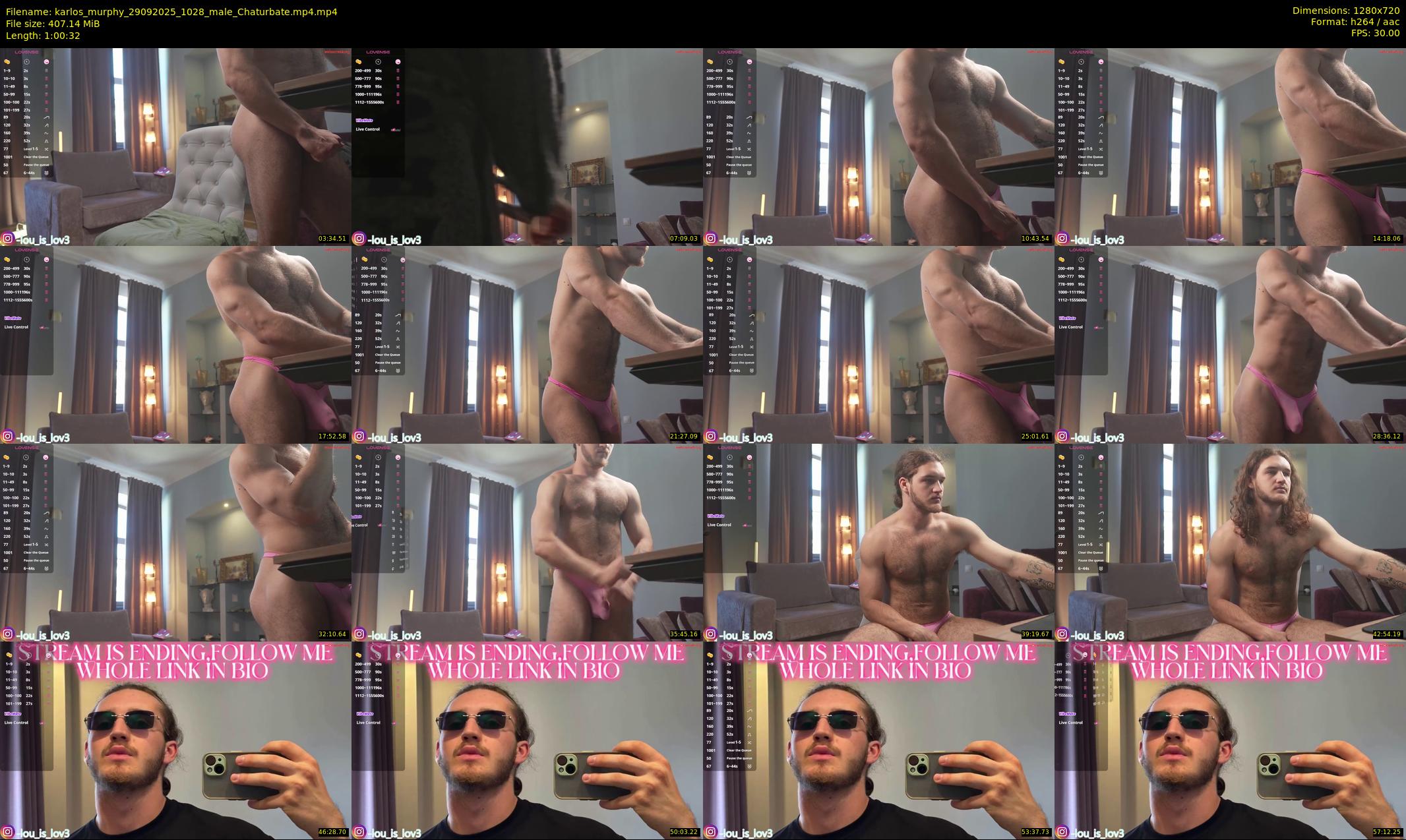 karlos_murphy — 61 minute Chaturbate male cam show recording, 720p, Sep 29, 2025