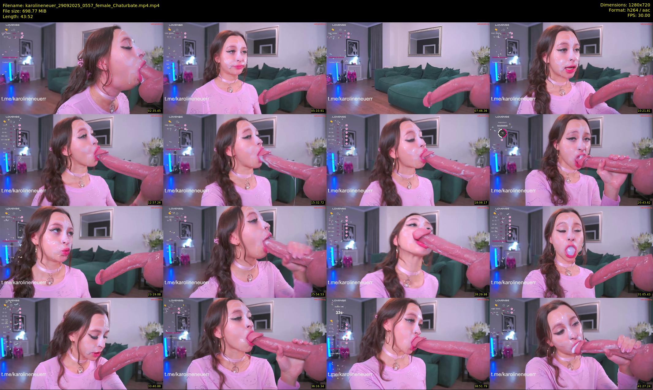 karolineneuer — 44 minute Chaturbate female cam show recording, 720p, Sep 29, 2025