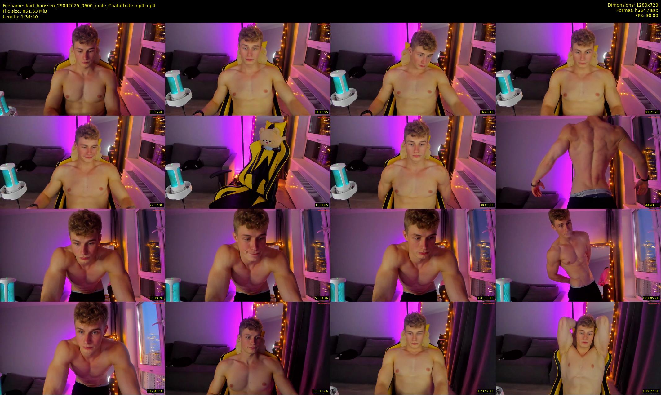 kurt_hanssen — 95 minute Chaturbate male cam show recording, 720p, Sep 29, 2025