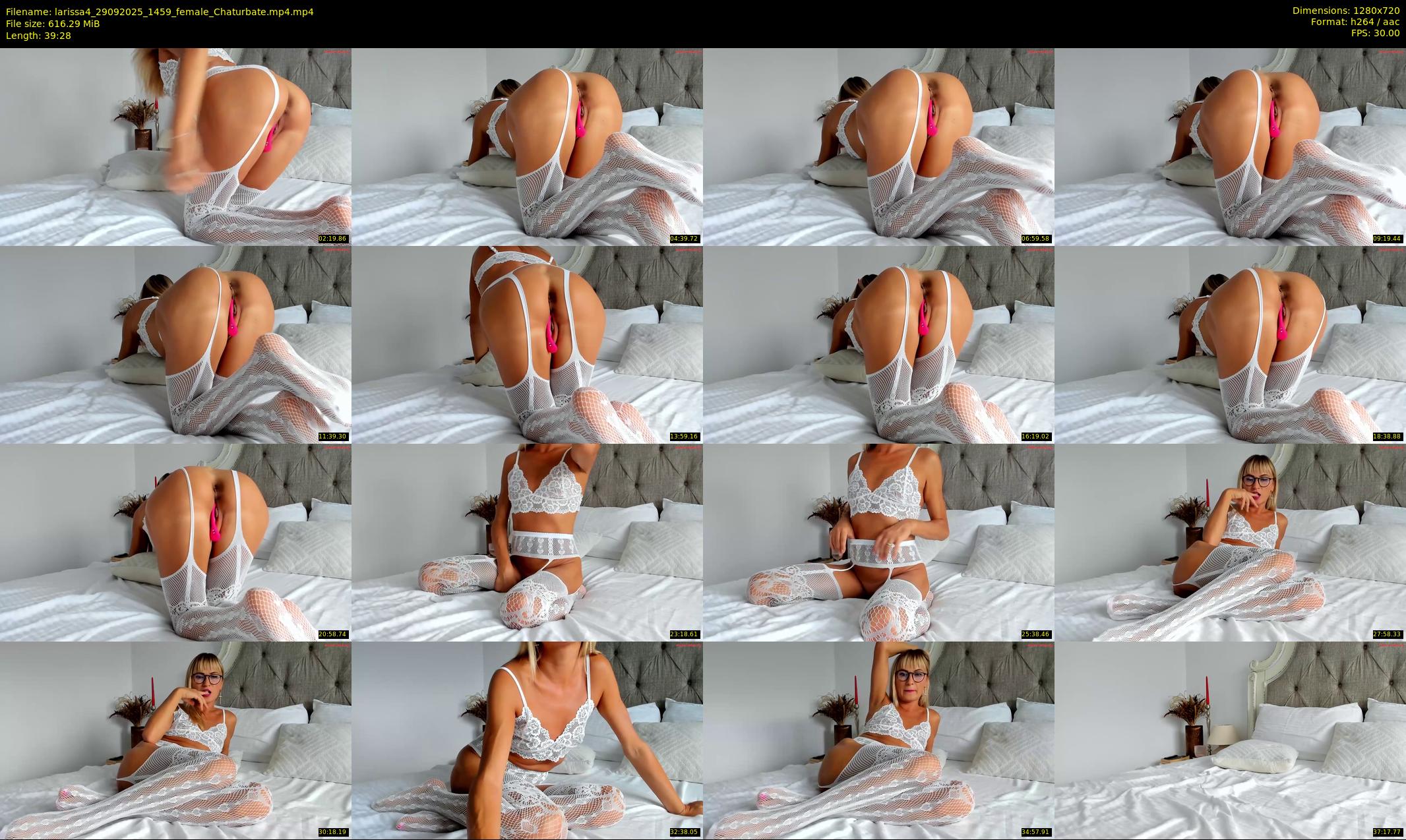 larissa4 — 40 minute Chaturbate female cam show recording, 720p, Sep 29, 2025