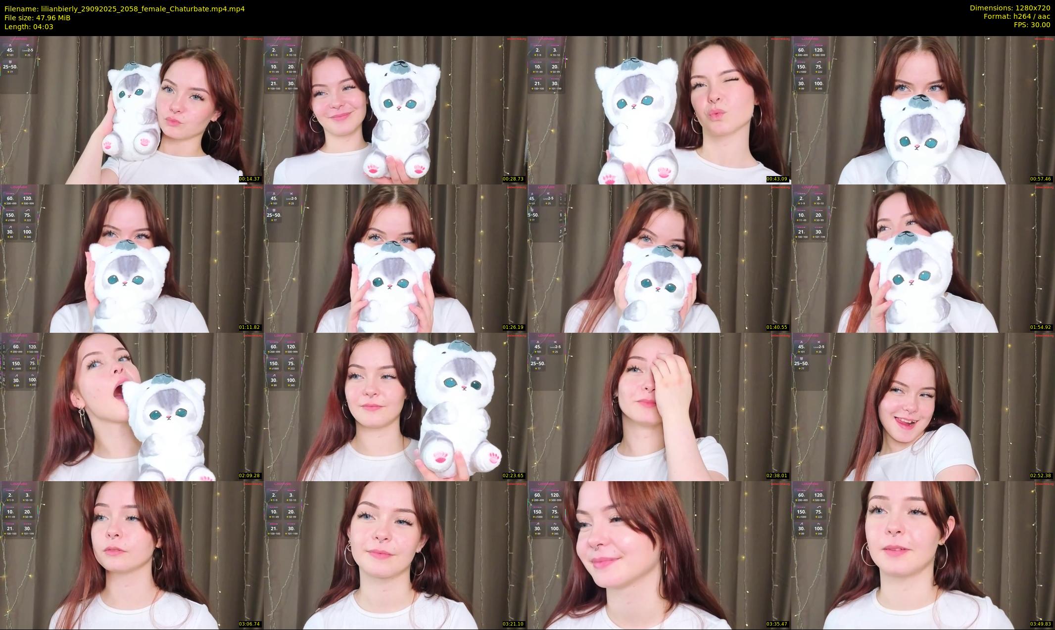 lilianbierly — 5 minute Chaturbate female cam show recording, 720p, Sep 29, 2025