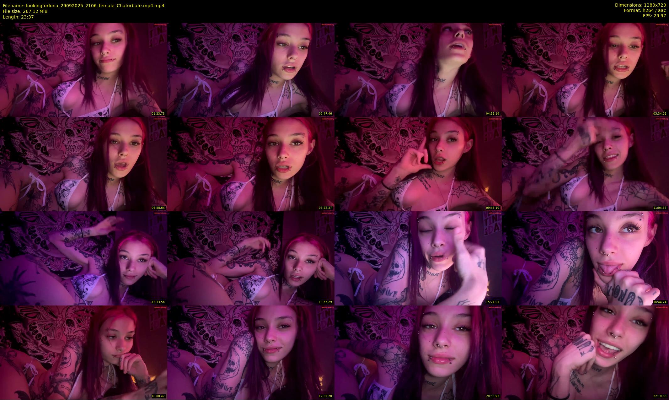 lookingforlona — 24 minute Chaturbate female cam show recording, 720p, Sep 29, 2025