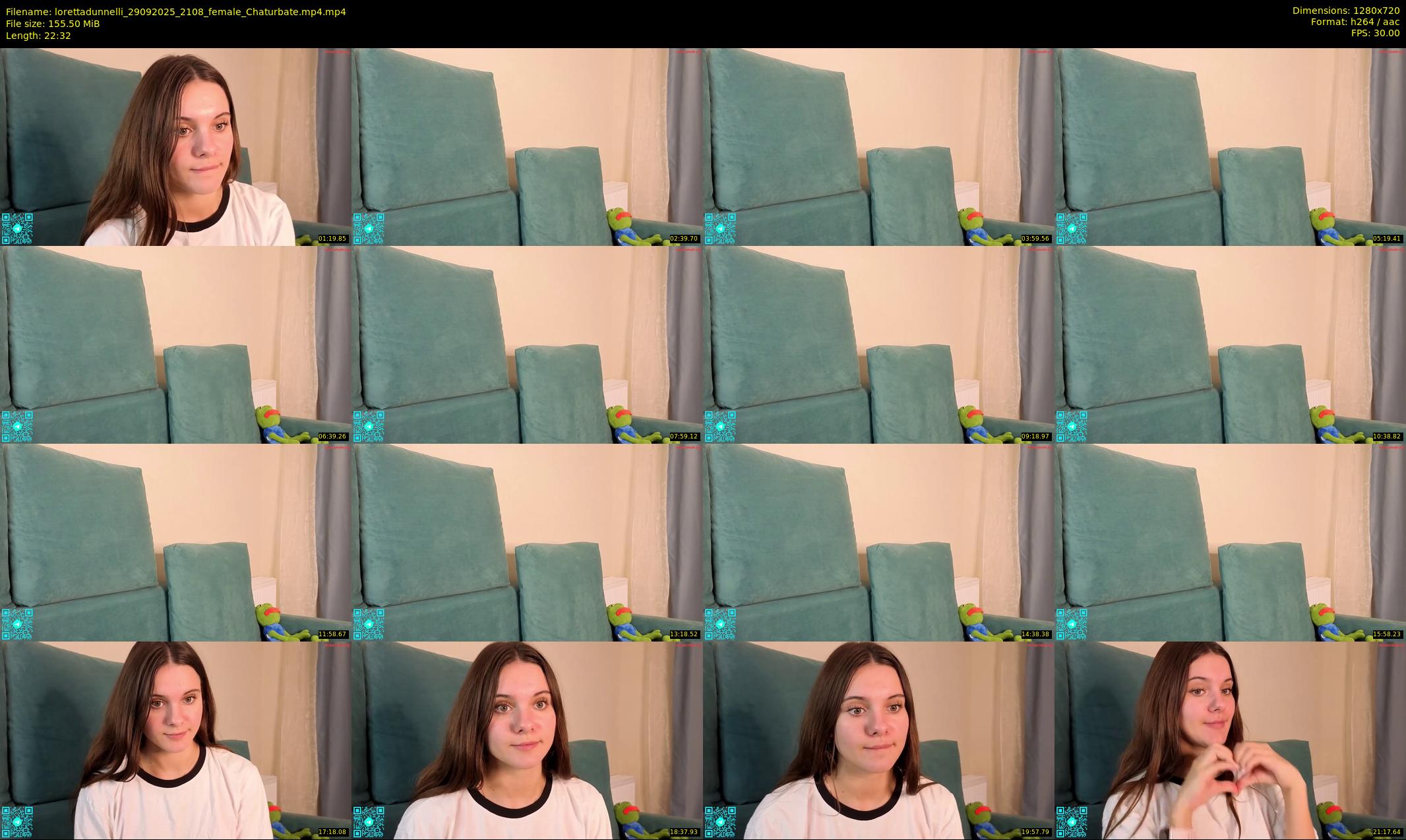 lorettadunnelli — 23 minute Chaturbate female cam show recording, 720p, Sep 29, 2025