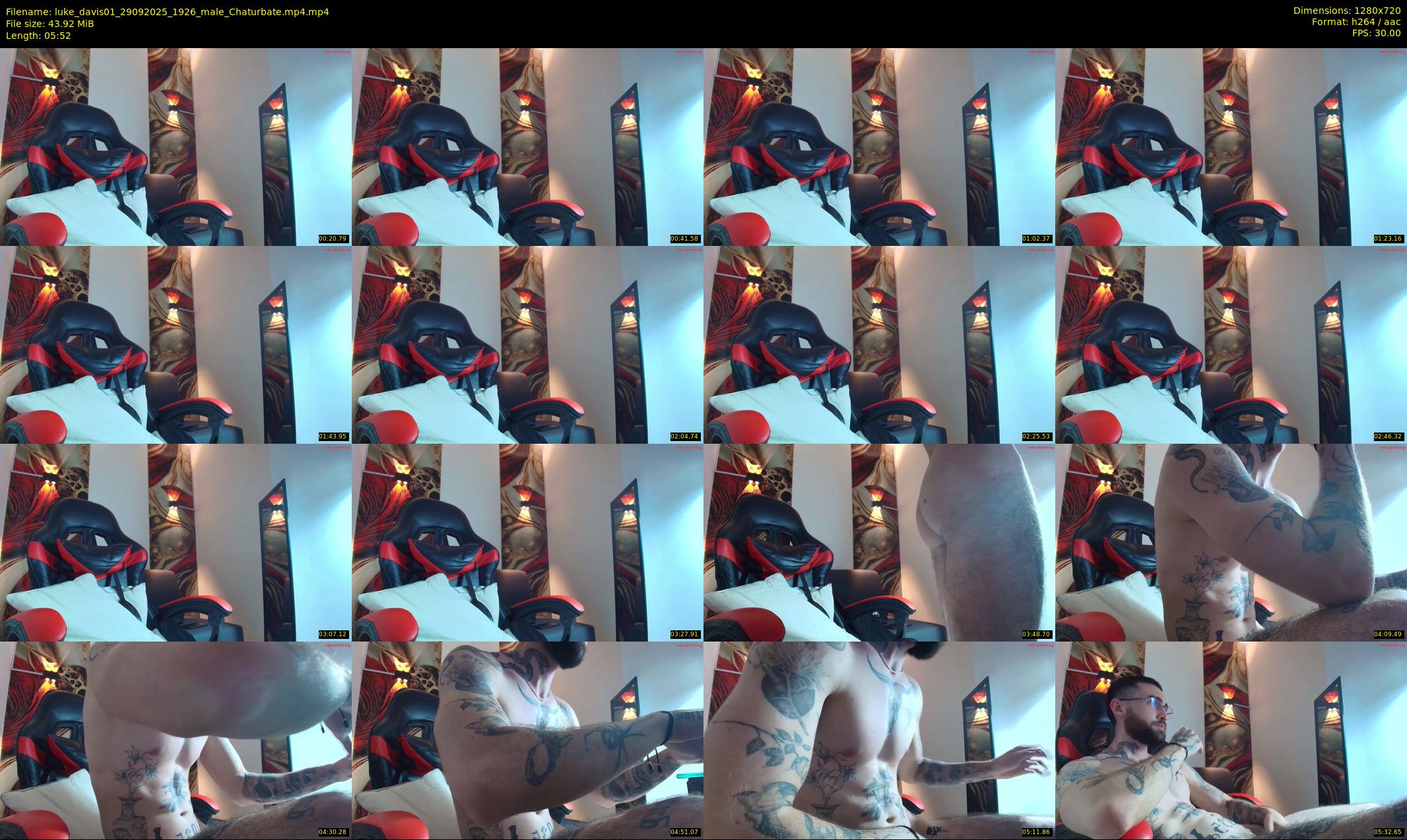 luke_davis01 — 6 minute Chaturbate male cam show recording, 720p, Sep 29, 2025
