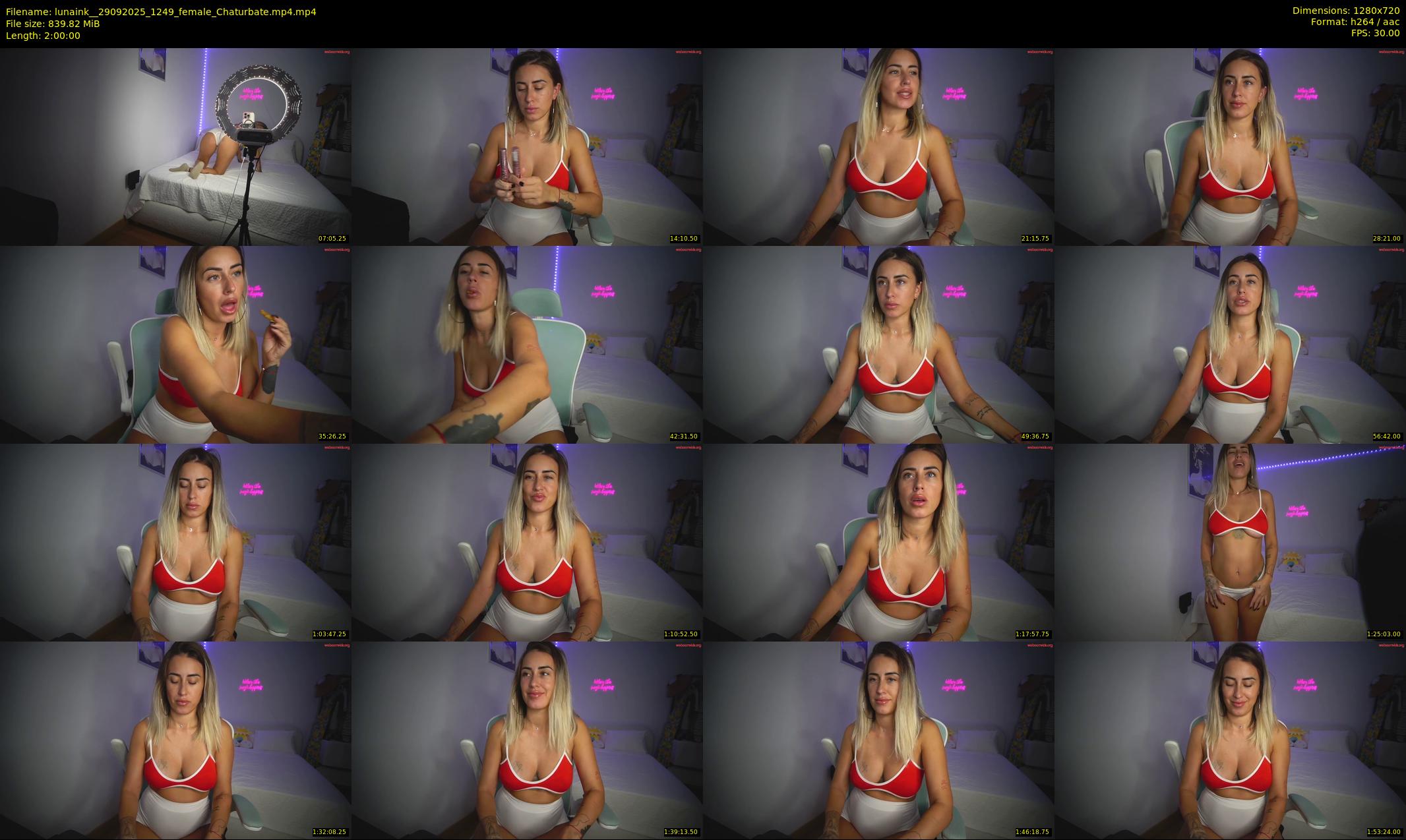 lunaink_ — 120 minute Chaturbate female cam show recording, 720p, Sep 29, 2025