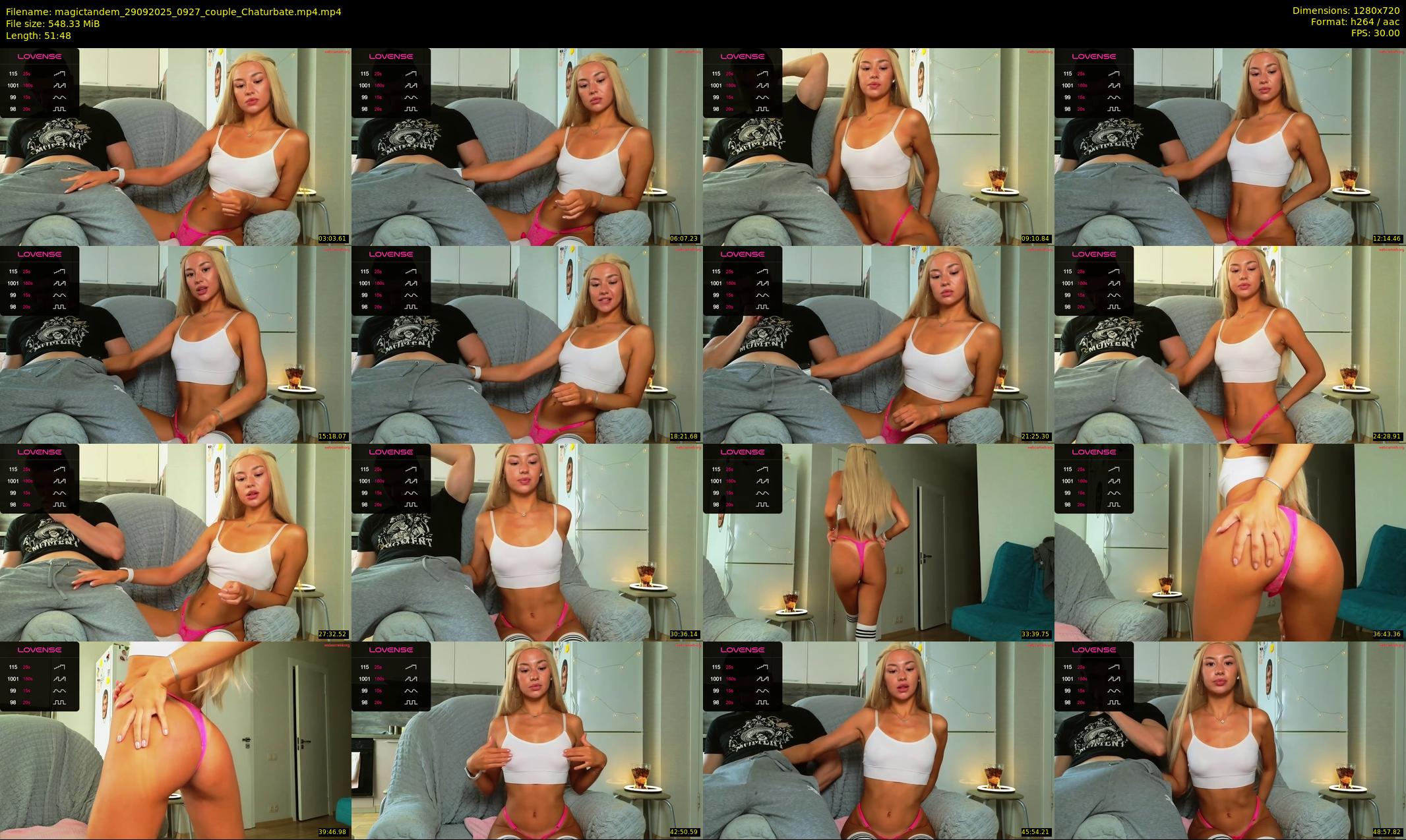 magictandem — 52 minute Chaturbate couple cam show recording, 720p, Sep 29, 2025