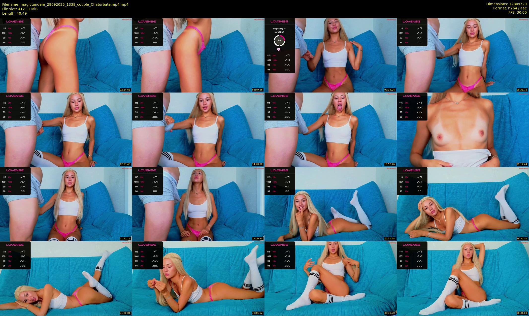 magictandem — 41 minute Chaturbate couple cam show recording, 720p, Sep 29, 2025