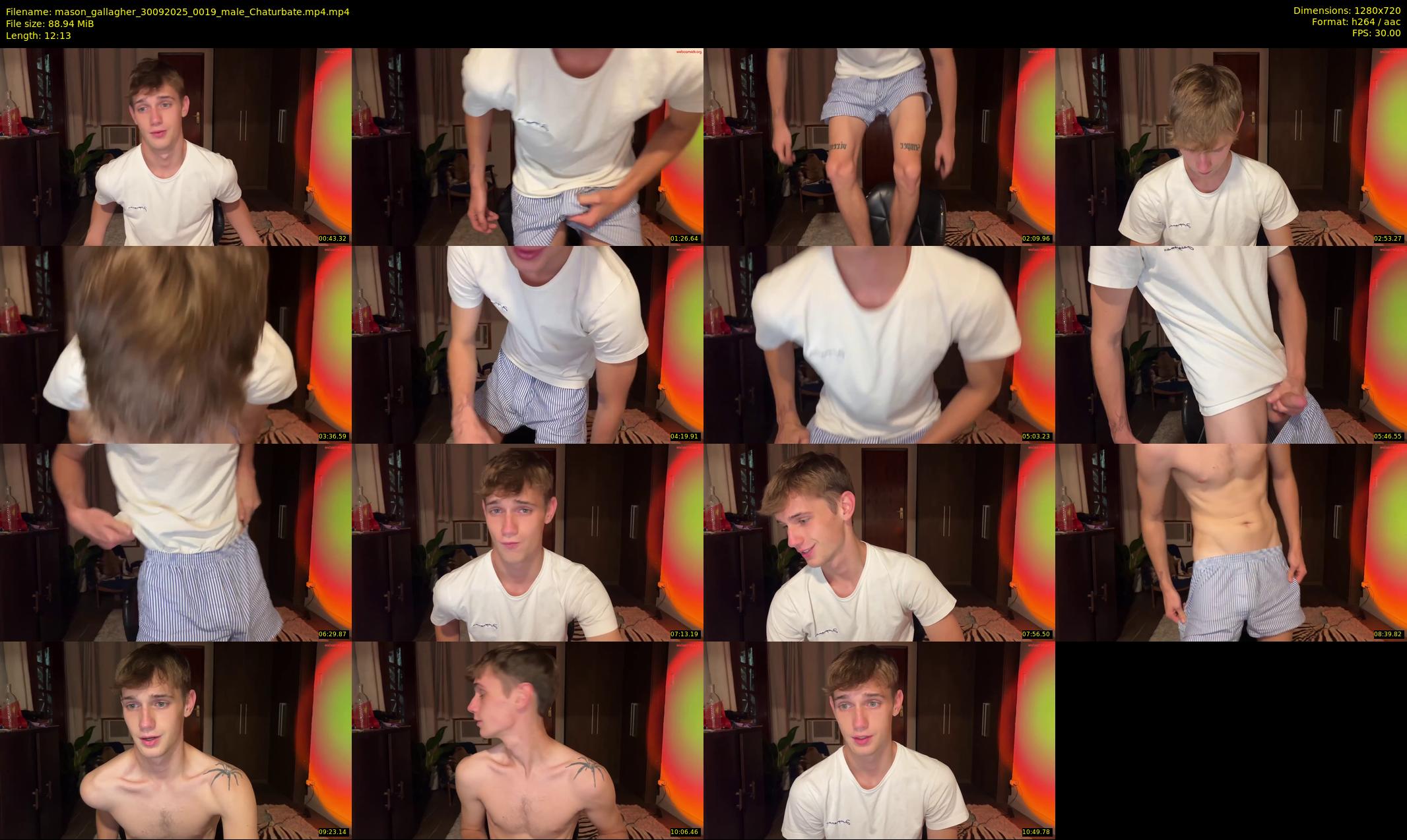 mason_gallagher — 13 minute Chaturbate male cam show recording, 720p, Sep 30, 2025