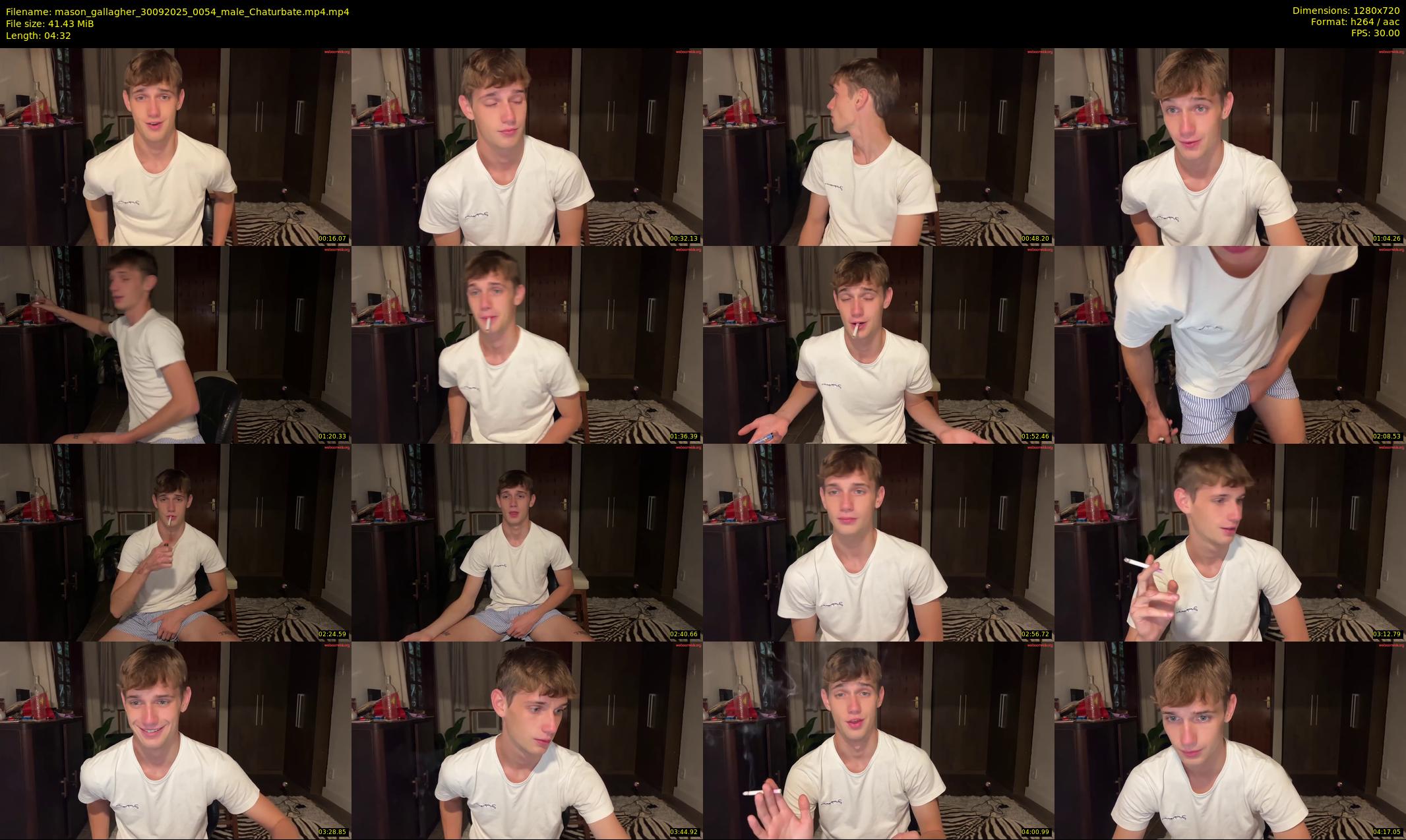 mason_gallagher — 5 minute Chaturbate male cam show recording, 720p, Sep 30, 2025