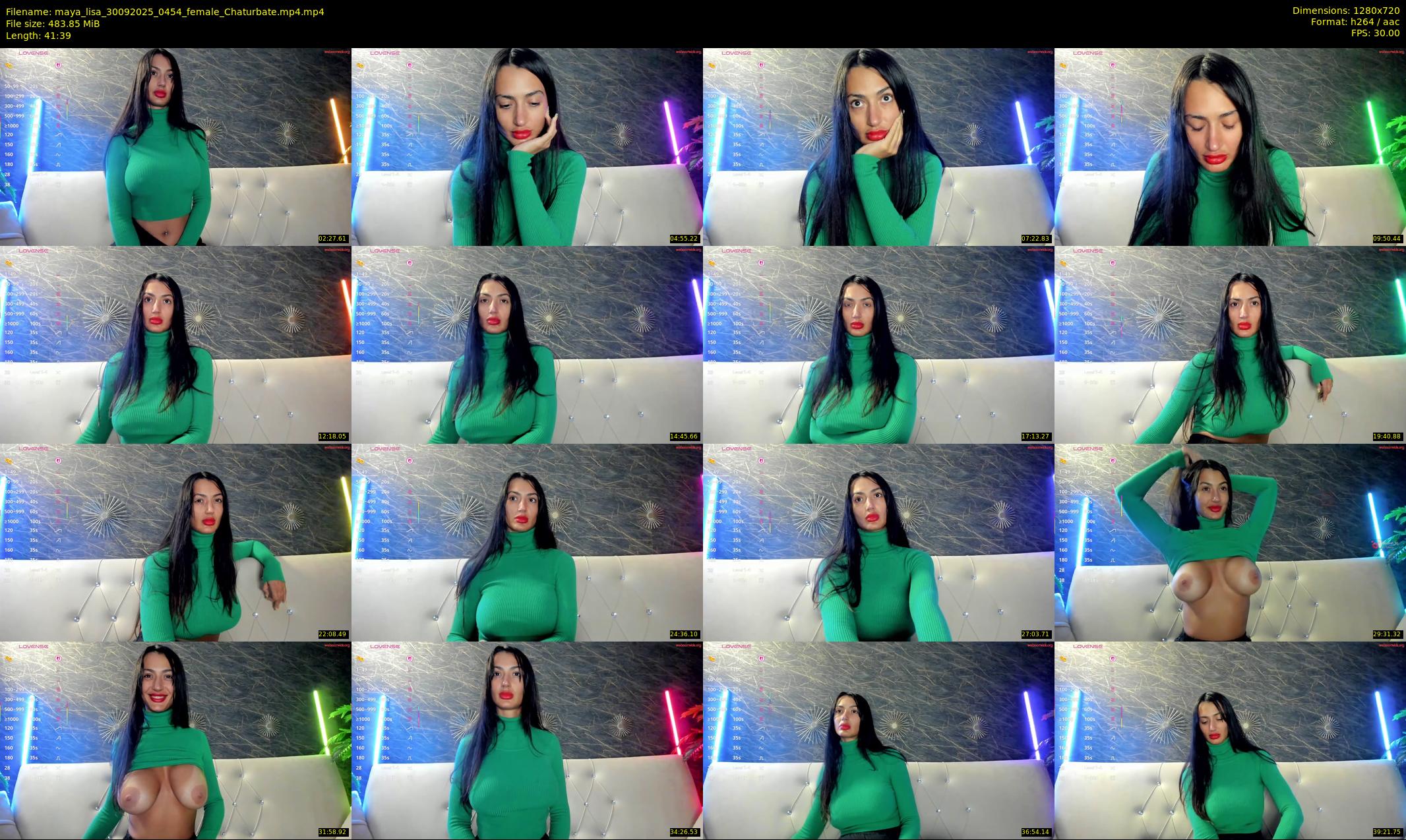 maya_lisa — 42 minute Chaturbate female cam show recording, 720p, Sep 30, 2025