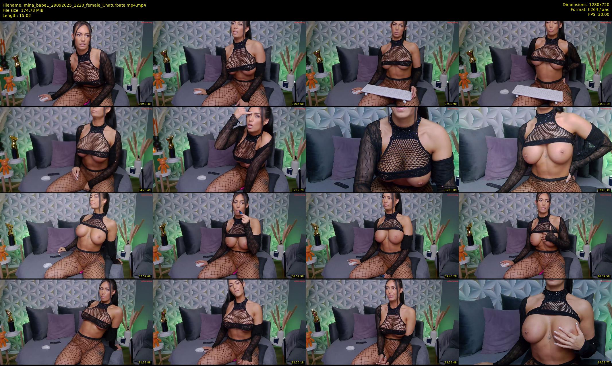 mina_babe1 — 16 minute Chaturbate female cam show recording, 720p, Sep 29, 2025