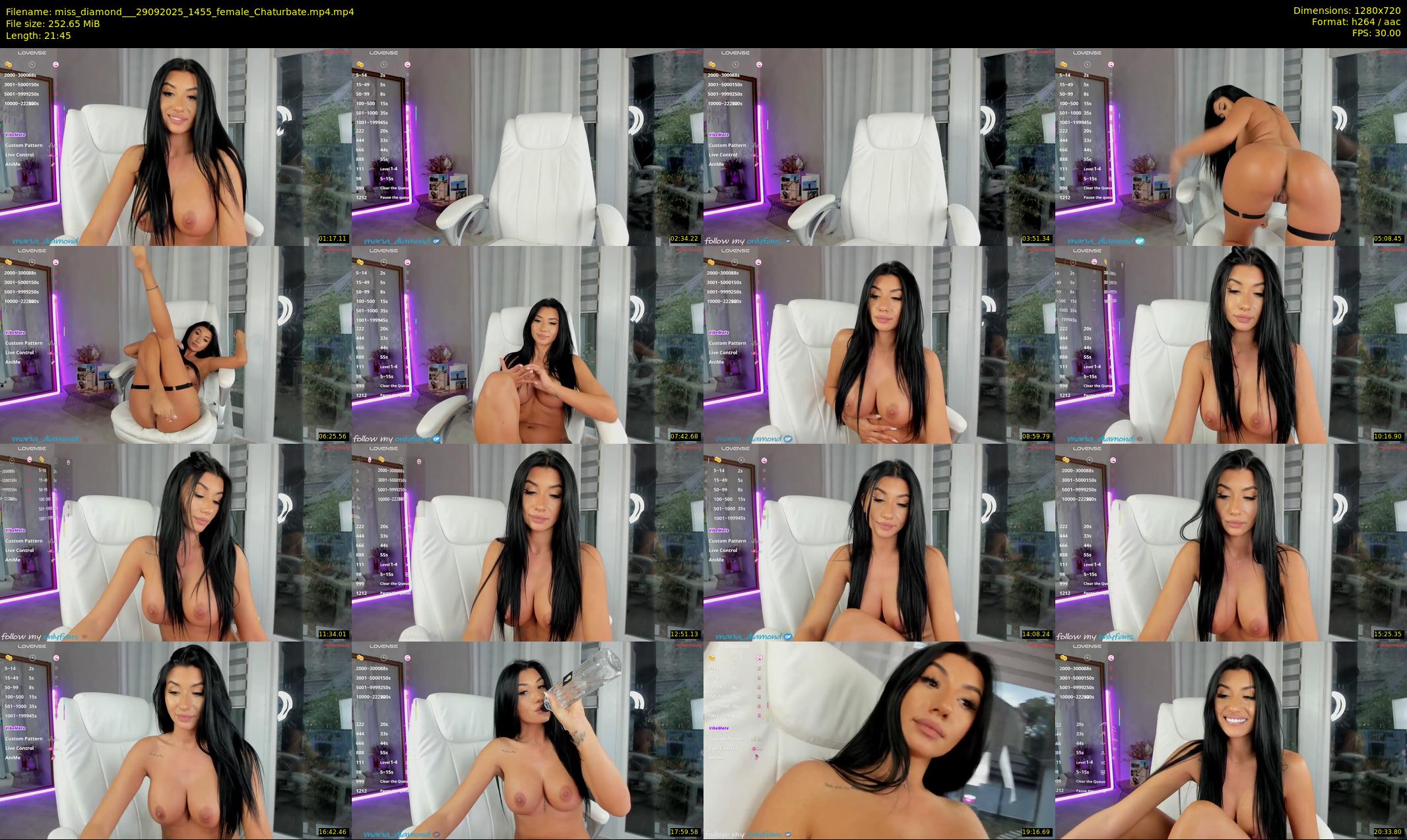 miss_diamond__ — 22 minute Chaturbate female cam show recording, 720p, Sep 29, 2025