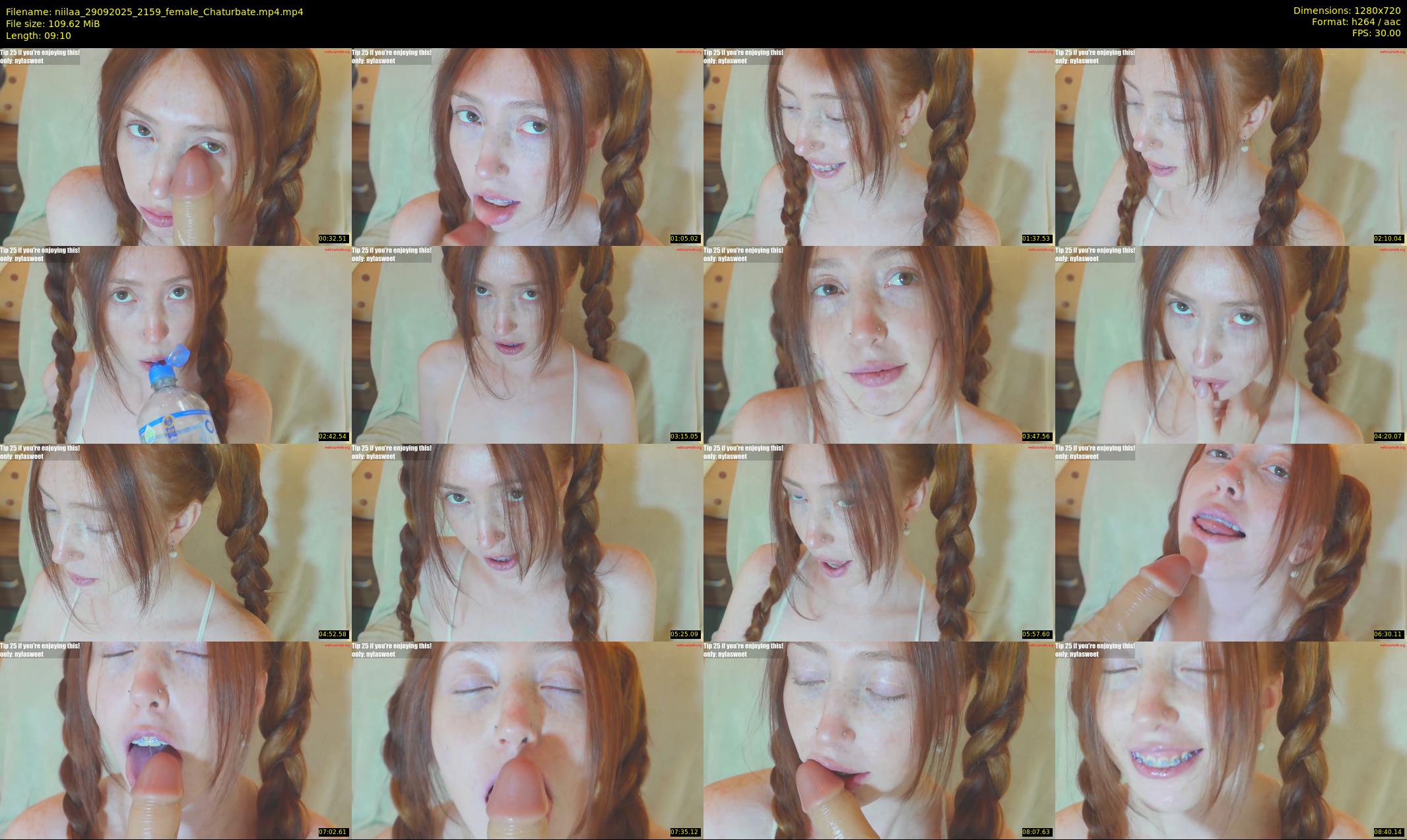 niilaa — 10 minute Chaturbate female cam show recording, 720p, Sep 29, 2025