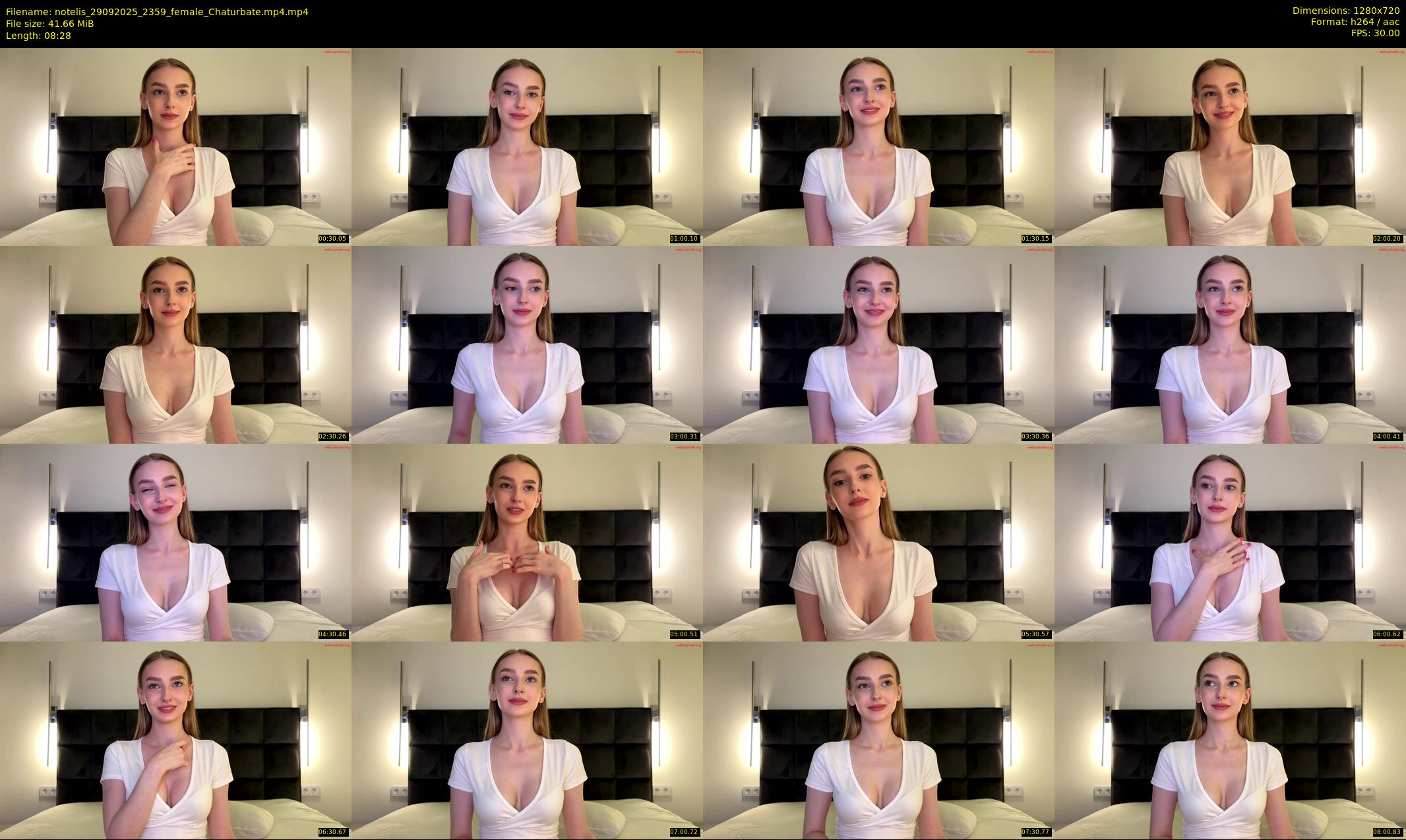 notelis — 9 minute Chaturbate female cam show recording, 720p, Sep 29, 2025