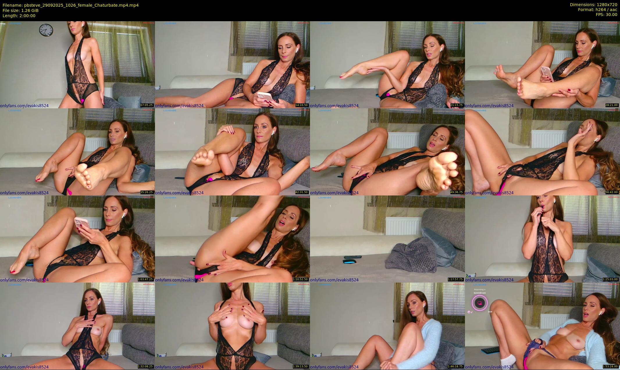 pbsteve — 120 minute Chaturbate couple cam show recording, 720p, Sep 29, 2025