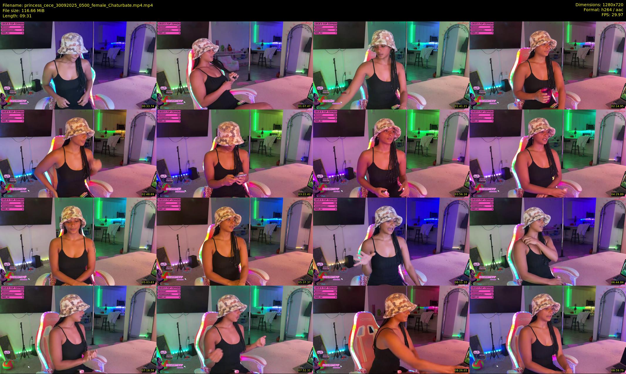 princess_cece — 10 minute Chaturbate female cam show recording, 720p, Sep 30, 2025