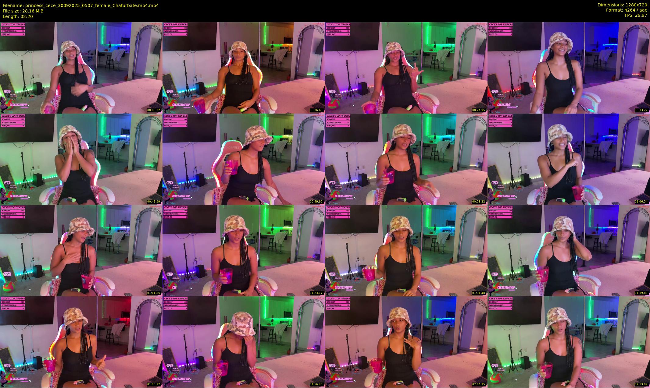 princess_cece — 3 minute Chaturbate female cam show recording, 720p, Sep 30, 2025