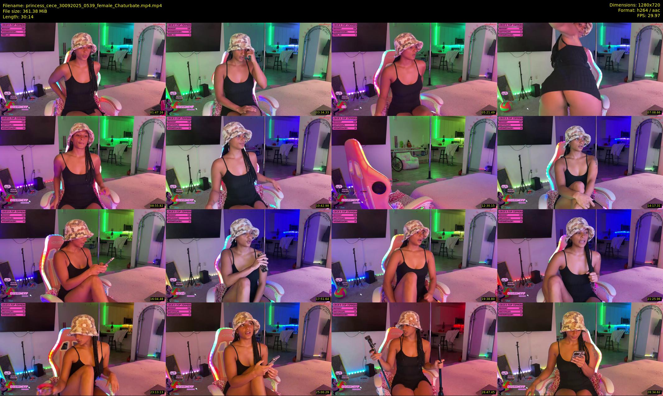 princess_cece — 31 minute Chaturbate female cam show recording, 720p, Sep 30, 2025