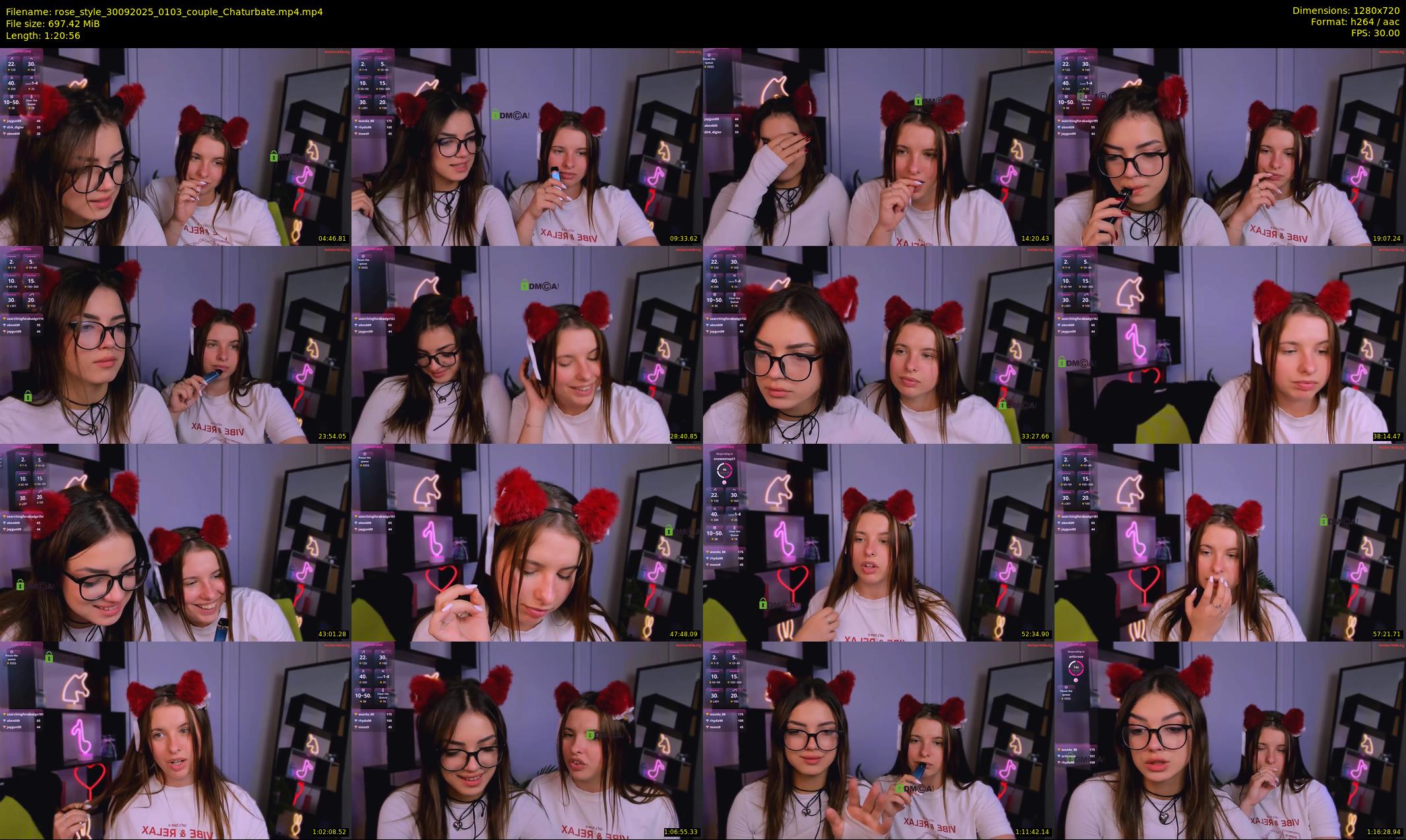 rose_style — 81 minute Chaturbate couple cam show recording, 720p, Sep 30, 2025