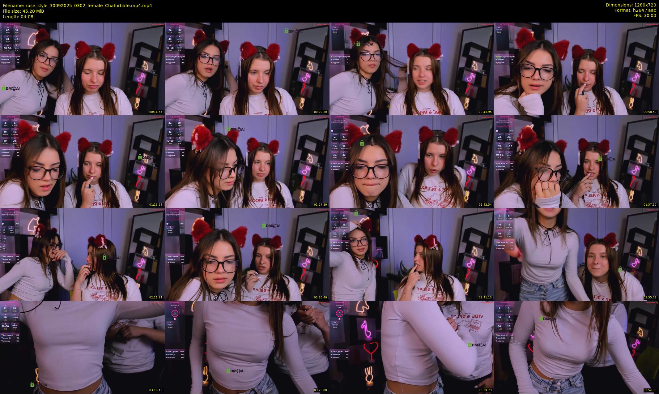 rose_style — 5 minute Chaturbate couple cam show recording, 720p, Sep 30, 2025
