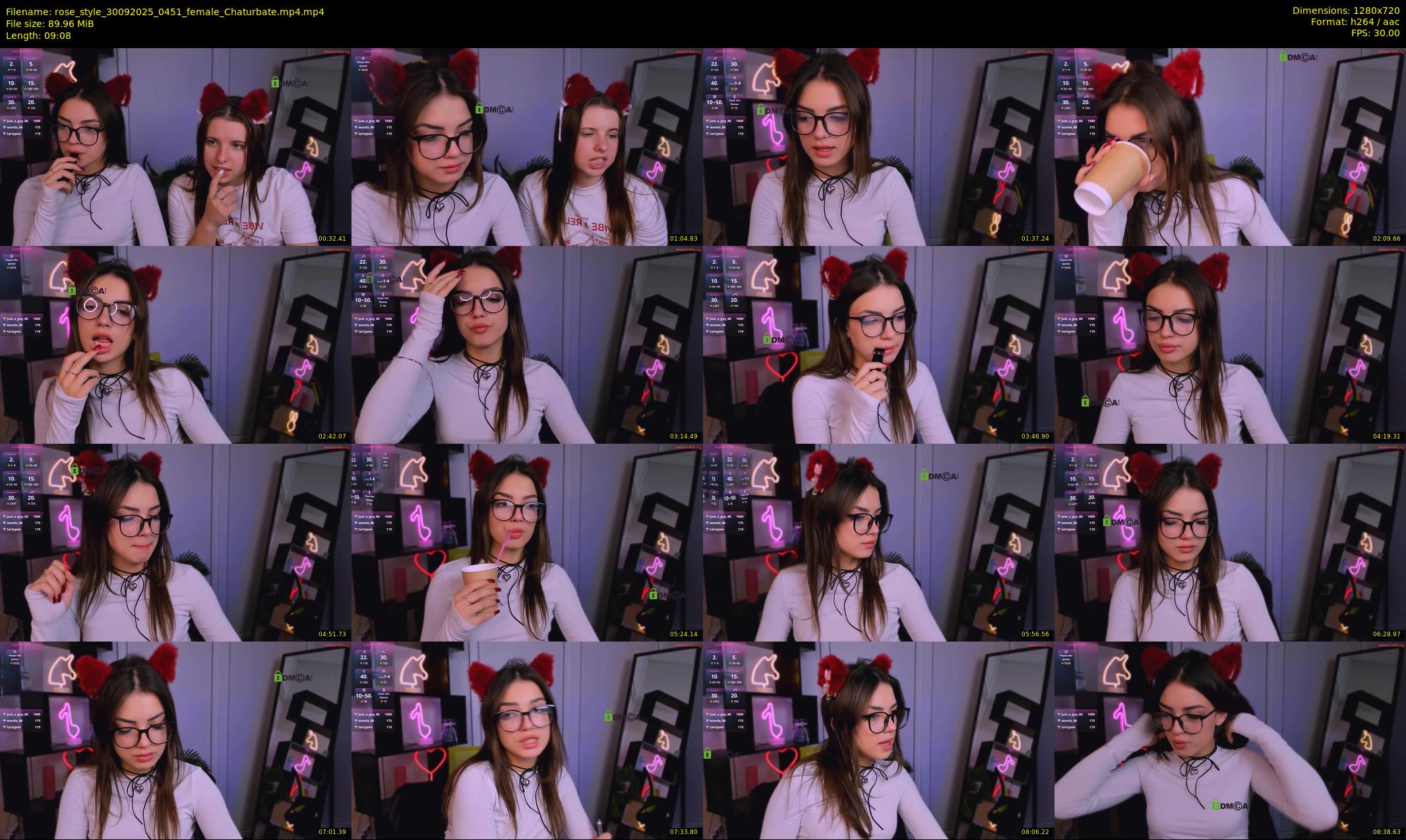 rose_style — 10 minute Chaturbate couple cam show recording, 720p, Sep 30, 2025